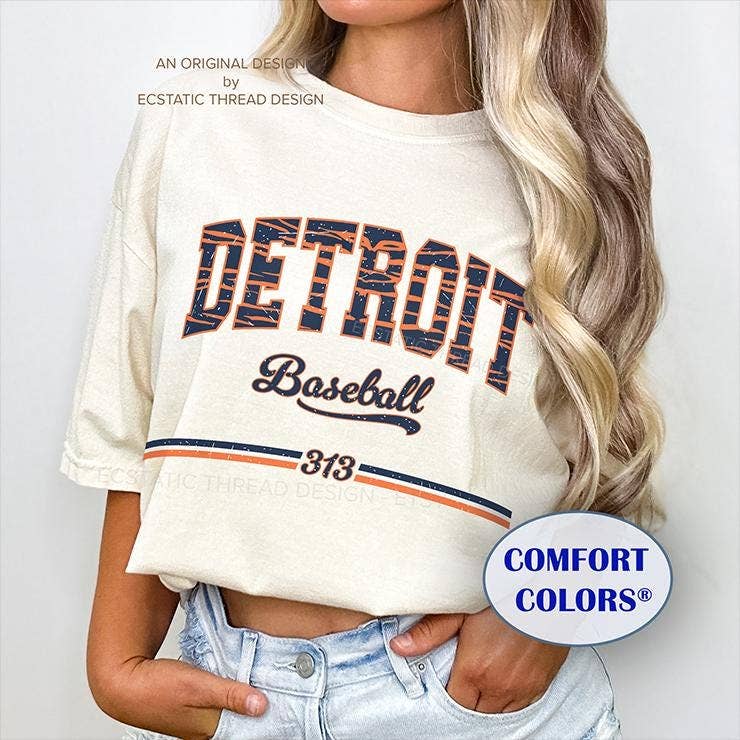 Vintage Detroit Tigers Baseball Shirt, Unisex Fan Gift Hoodie, Sweatshirt | PodTeesHub.com