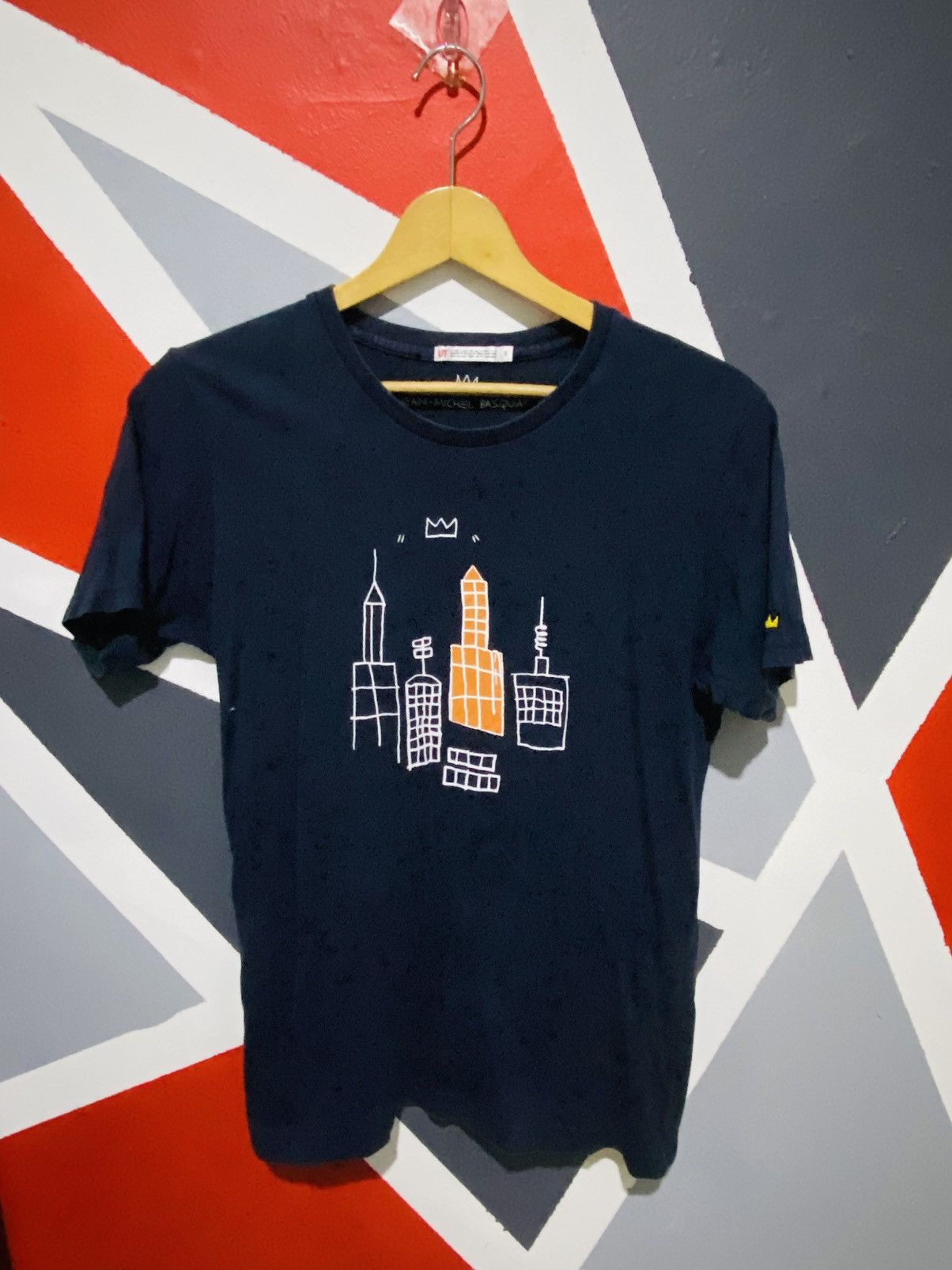 Jean Michel Basquiat Uniqlo Jean Michel Basquiat Art Rare Retro T Shirt Hype Y2k Hoodie, Sweatshirt | PodTeesHub.com