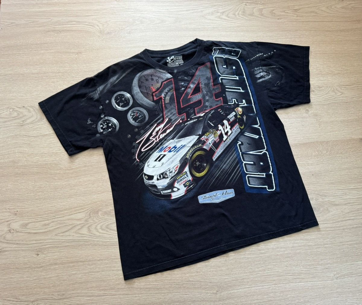 Vintage Nascar 14 Stewart Racing Y2k T-Shirts, Hoodie, Sweatshirt