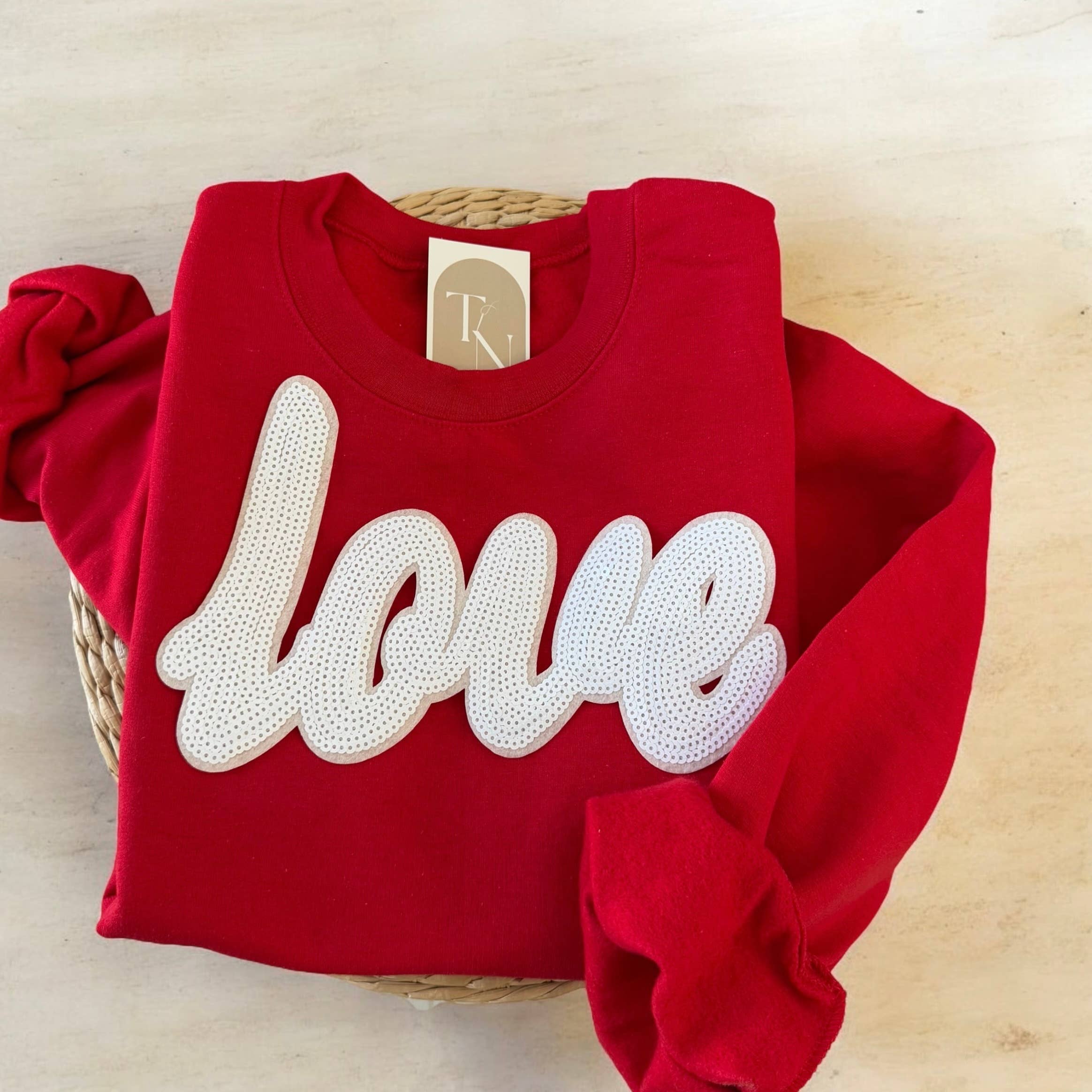 Love Valentines Crewneck Sweatshirt T-Shirts, Hoodie | PodTeesHub.com