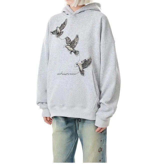 Kaoda Eagle Embroidered Graphic Pullover Hoodie T-Shirts, Sweatshirt | PodTeesHub.com