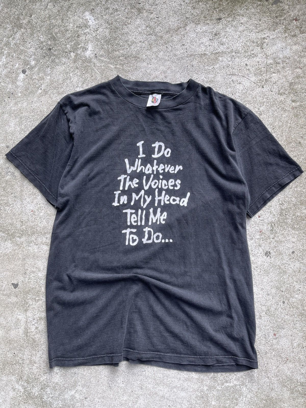 Vintage Schizo Voices In My Head Tee Vintage Sun Faded Erd Grunge Hoodie, Sweatshirt | PodTeesHub.com