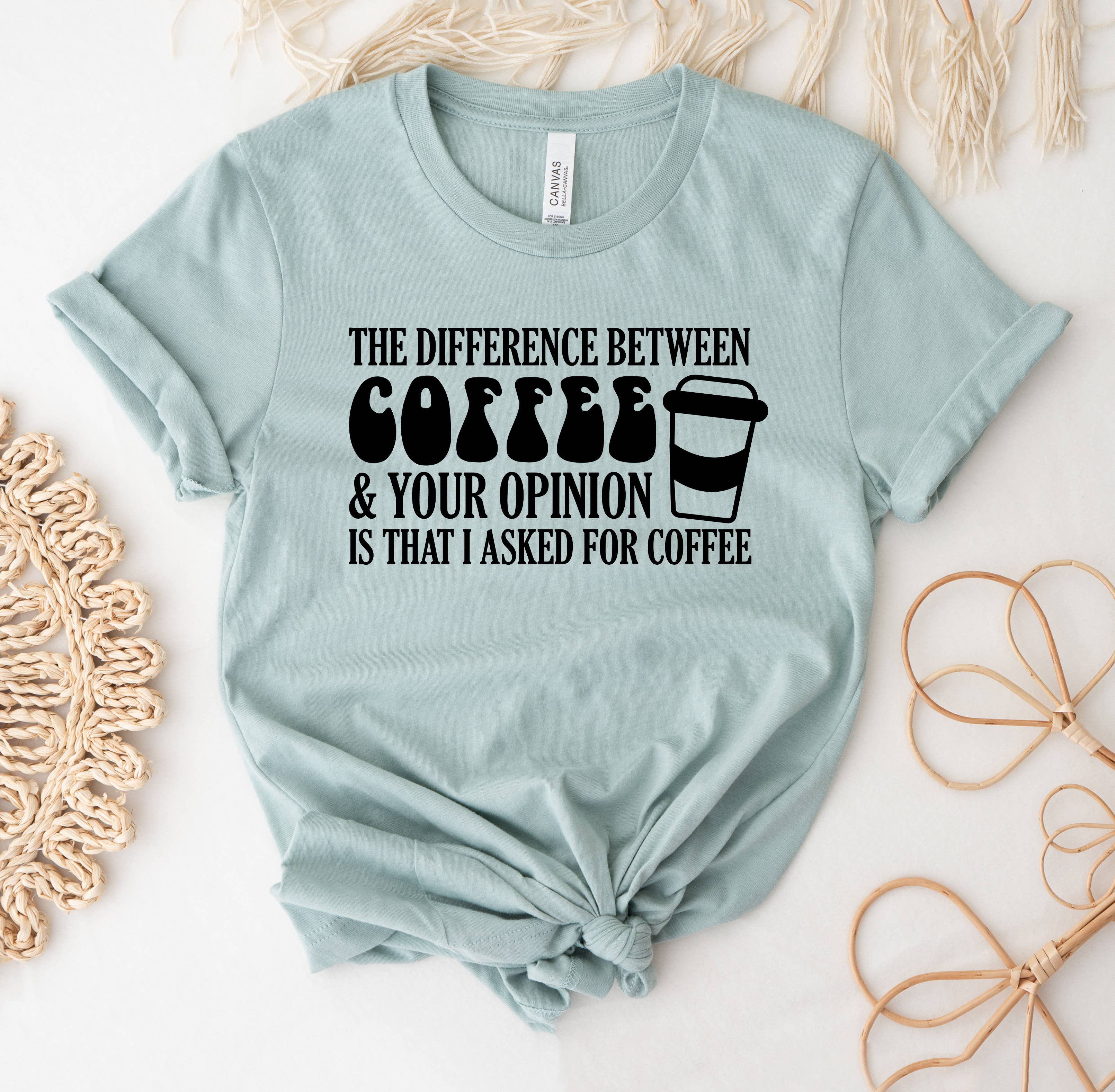 The Difference Between Coffee T-Shirt Hoodie, Sweatshirt | PodTeesHub.com