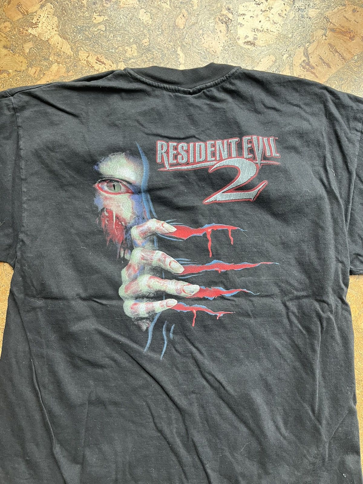 Vintage Resident Evil 2 Official Promo T Shirt Rare 1998 Hoodie, Sweatshirt | PodTeesHub.com