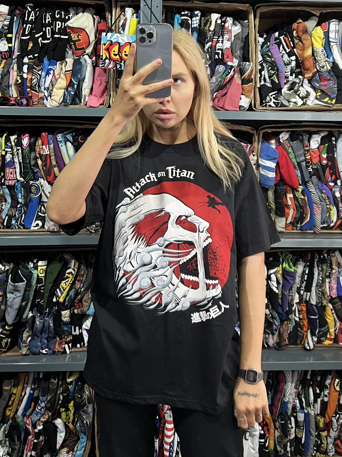 Anime Anima Movie T Shirt Attack On Titan Hoodie, Sweatshirt | PodTeesHub.com
