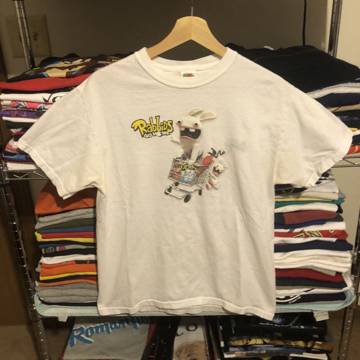Vintage Rabbids Go Home Promo Tee Hoodie, Sweatshirt | PodTeesHub.com