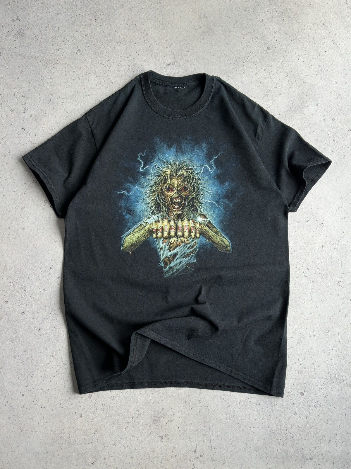 Iron Maiden Vintage 2008 Iron Maiden Heavy Metal Promo Band Tee Hoodie, Sweatshirt | PodTeesHub.com