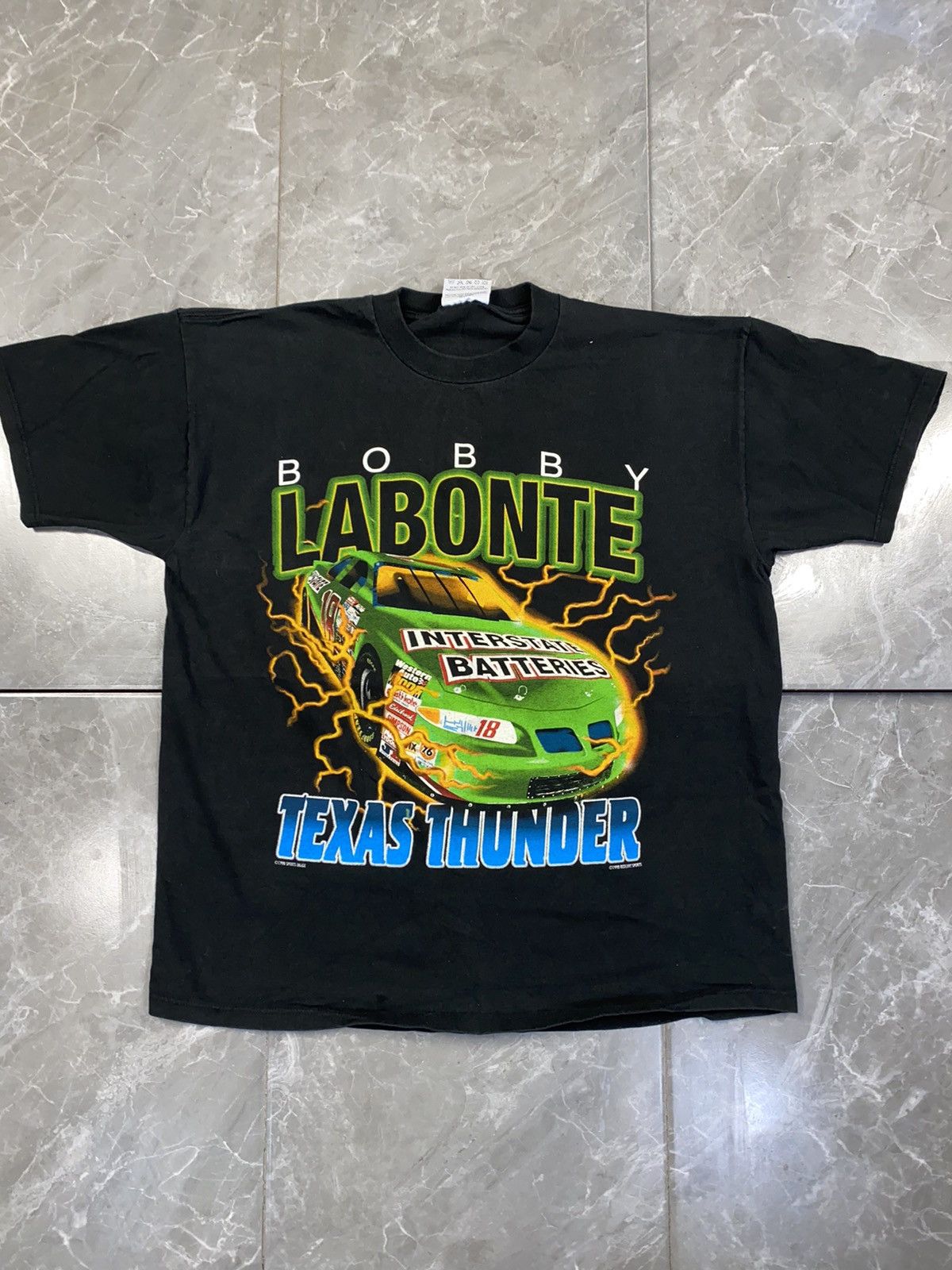 Vintage Nascar Bobby Labonte Texas Thunder 1998 T Shirt Hoodie, Sweatshirt | PodTeesHub.com
