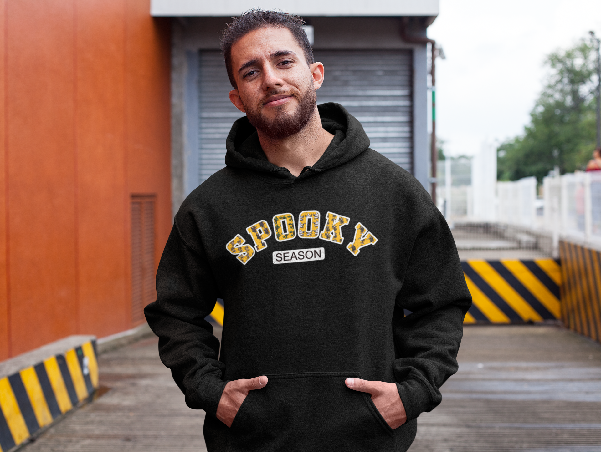 Spooky Season Pullover Hoodie (Black) T-Shirts, Sweatshirt | PodTeesHub.com