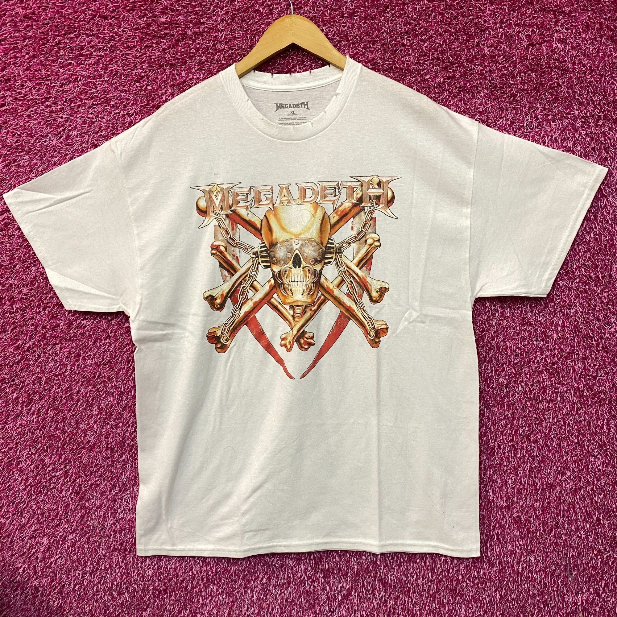 Megadeth Megadeath Killing Skull Thrash Metal Band T Shirt Xl Hoodie, Sweatshirt | PodTeesHub.com
