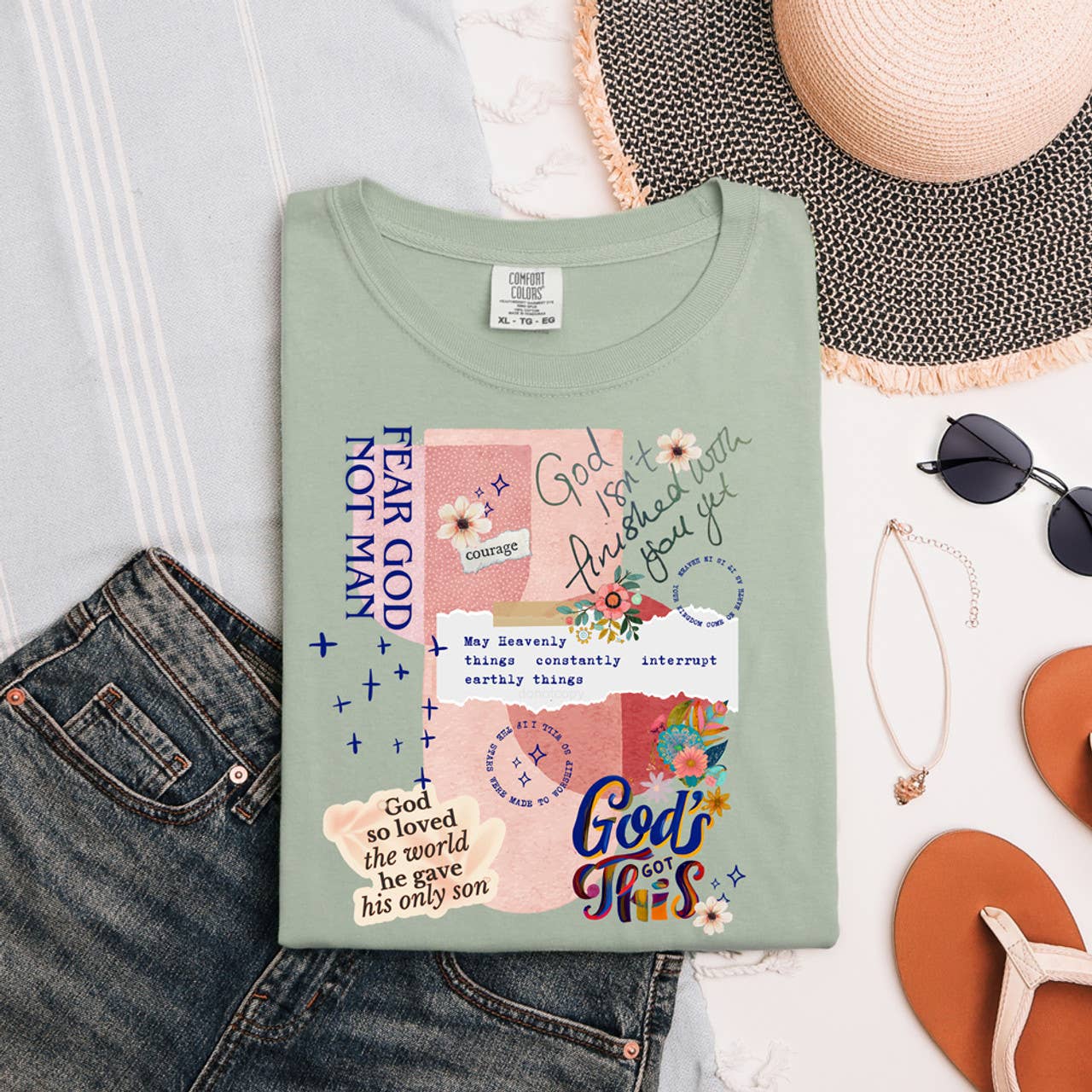 God Isn't Finished with You Yet Tee Hoodie, Sweatshirt | PodTeesHub.com
