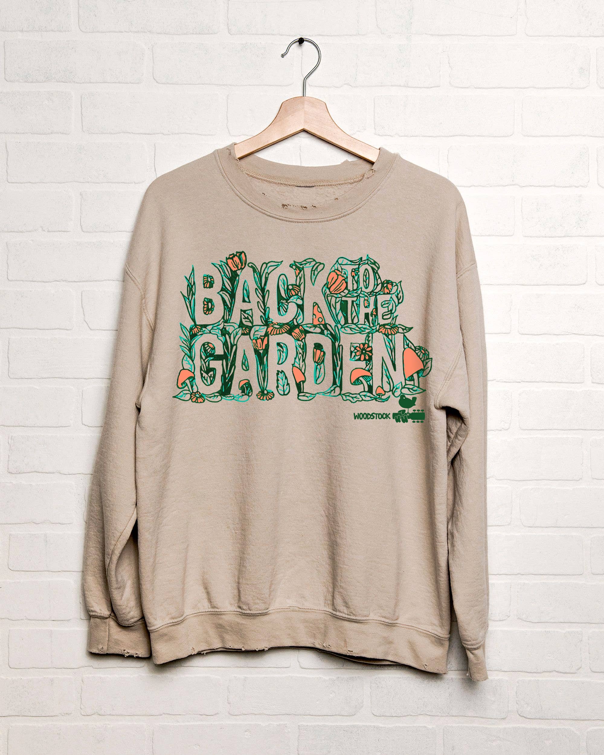 Woodstock Garden Puff Ink Sand Thrifted Graphic Sweatshirt T-Shirts, Hoodie | PodTeesHub.com