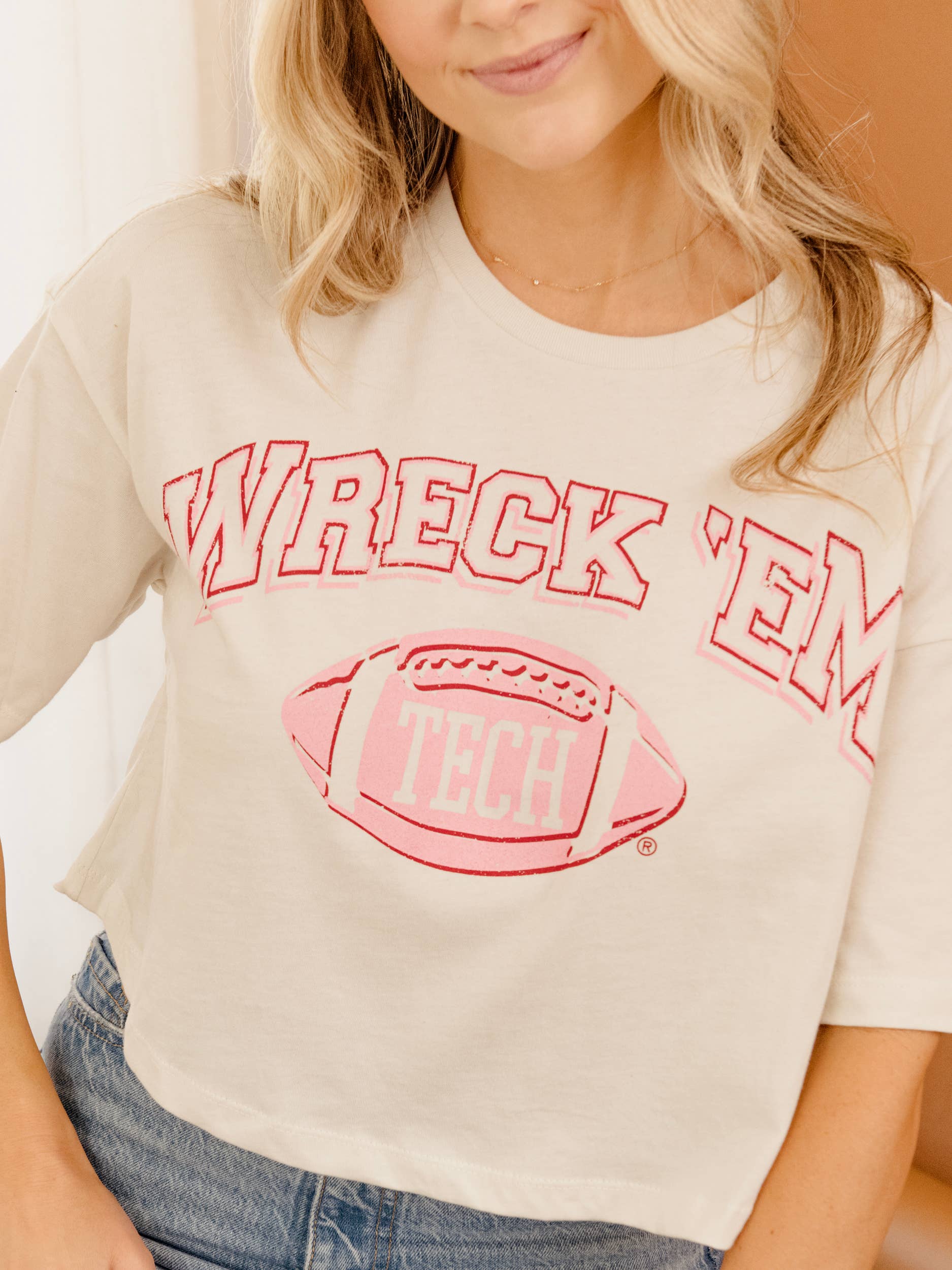 Texas Tech Red Raiders Wonka Football Off White Cropped Tee Hoodie, Sweatshirt | PodTeesHub.com