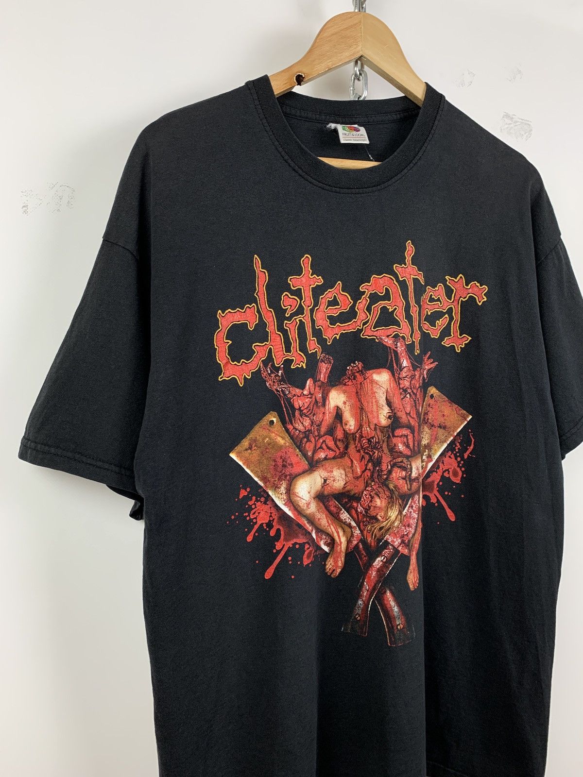 Band Tees Vintage Cliteater Scream Bloody Clit Crazy Band T Shirt Hoodie, Sweatshirt | PodTeesHub.com