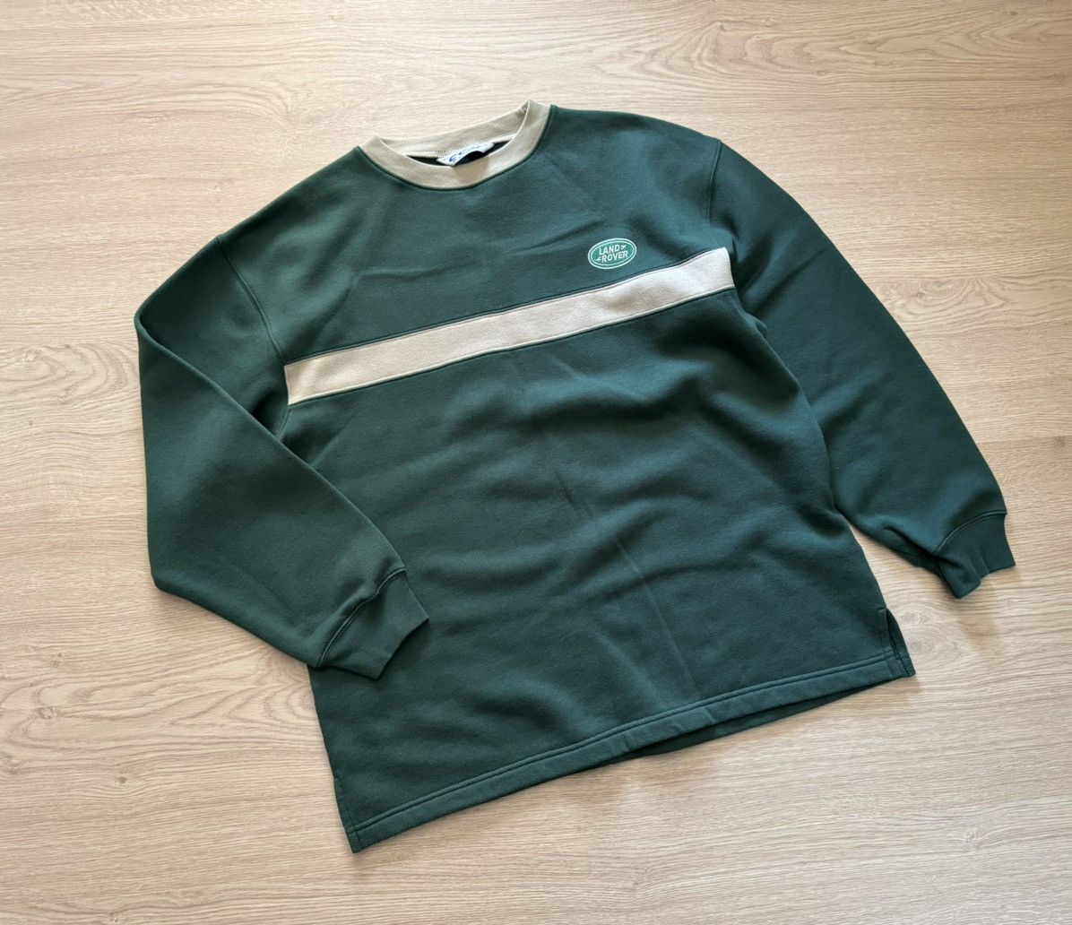 Vintage 00 S Land Rover Racing Green Long Sleeve Sweatshirt T-Shirts, Hoodie | PodTeesHub.com