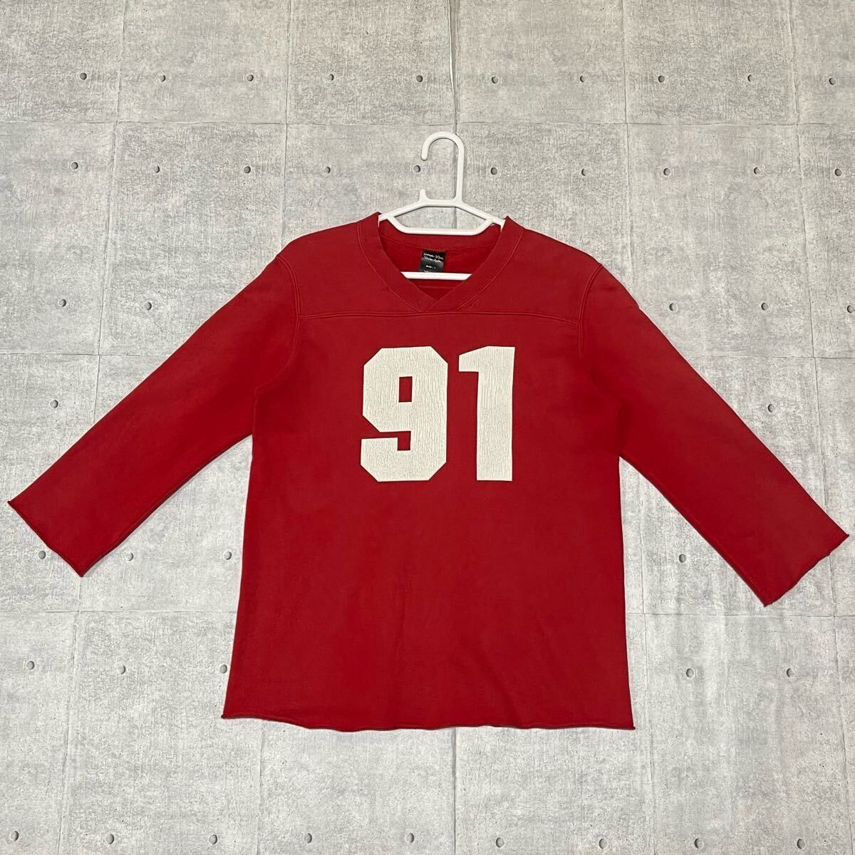 N Ine Number N Ine 06ss Y2k Football T Shirt Red Size 1 Hoodie, Sweatshirt | PodTeesHub.com