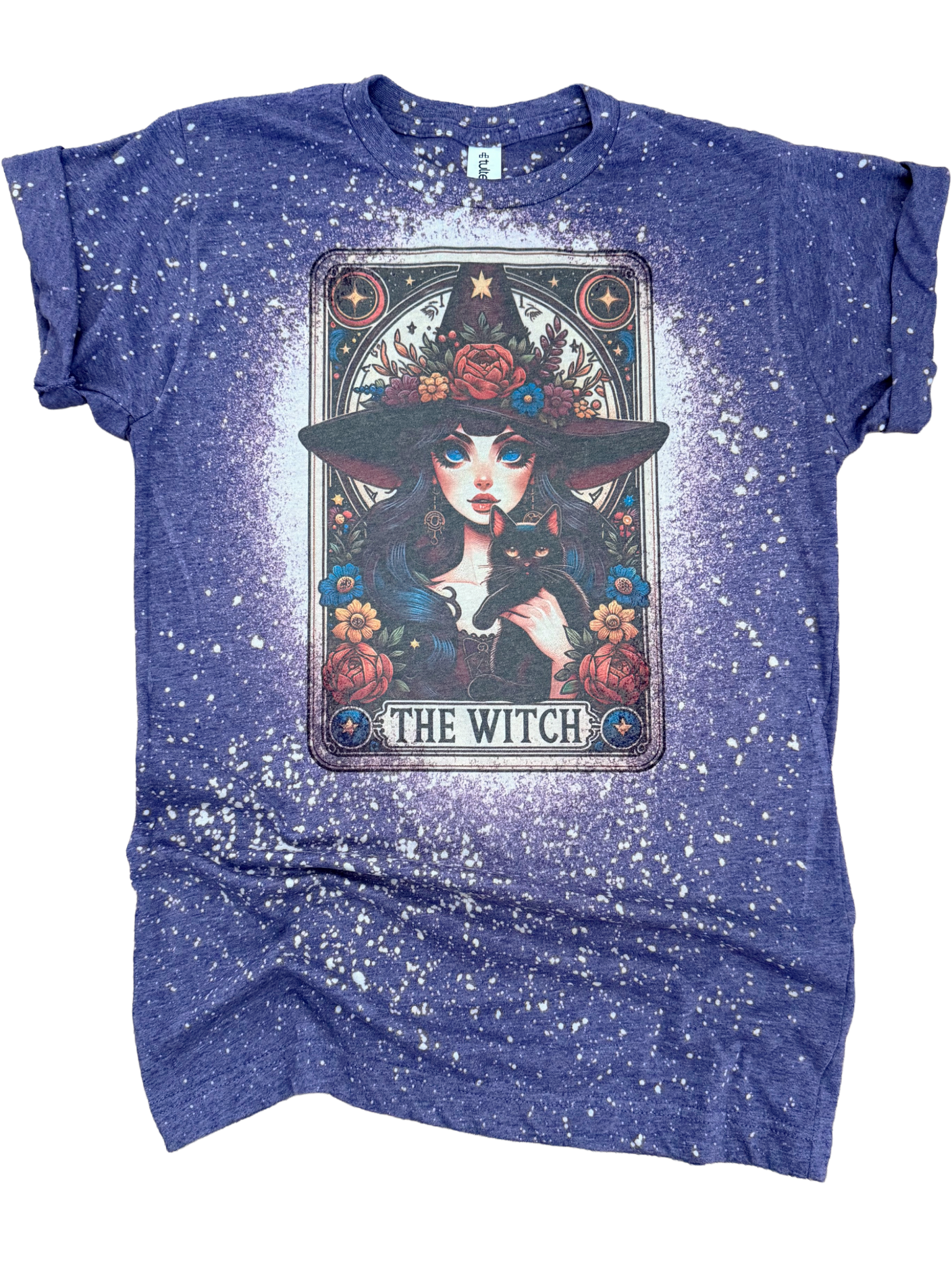 The Witch - Tarot Card Bleached Tee Hoodie, Sweatshirt | PodTeesHub.com