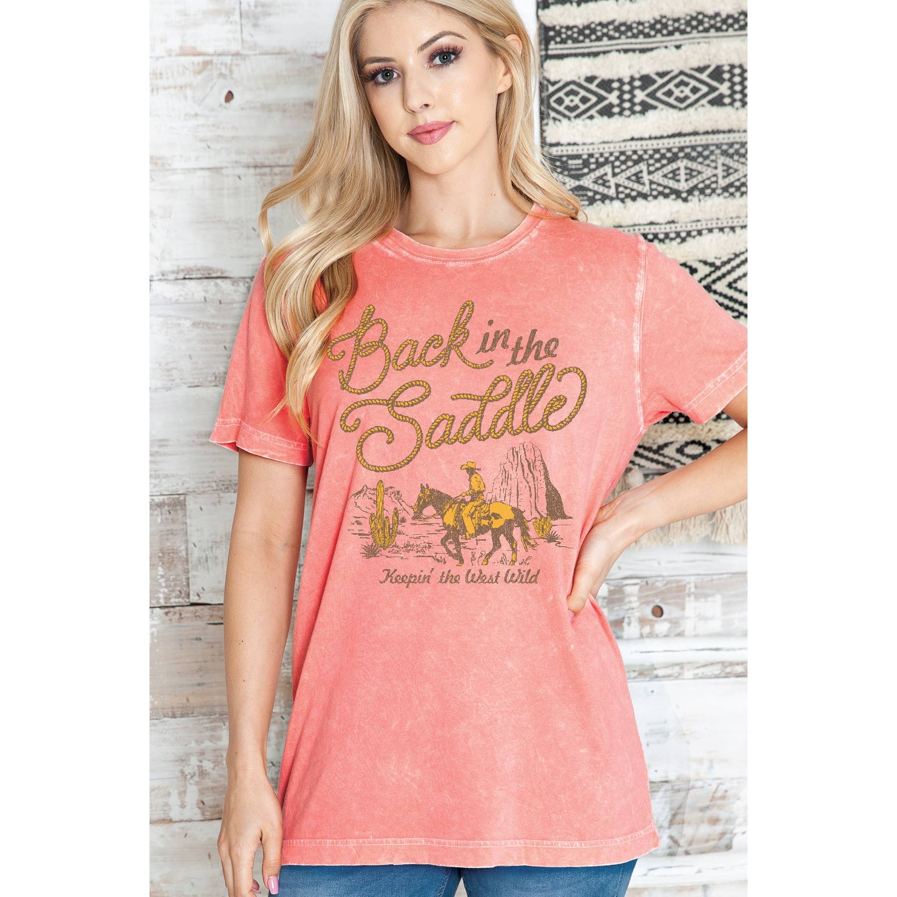 Back in the Saddle  - Mineral Wash T Shirt Hoodie, Sweatshirt | PodTeesHub.com