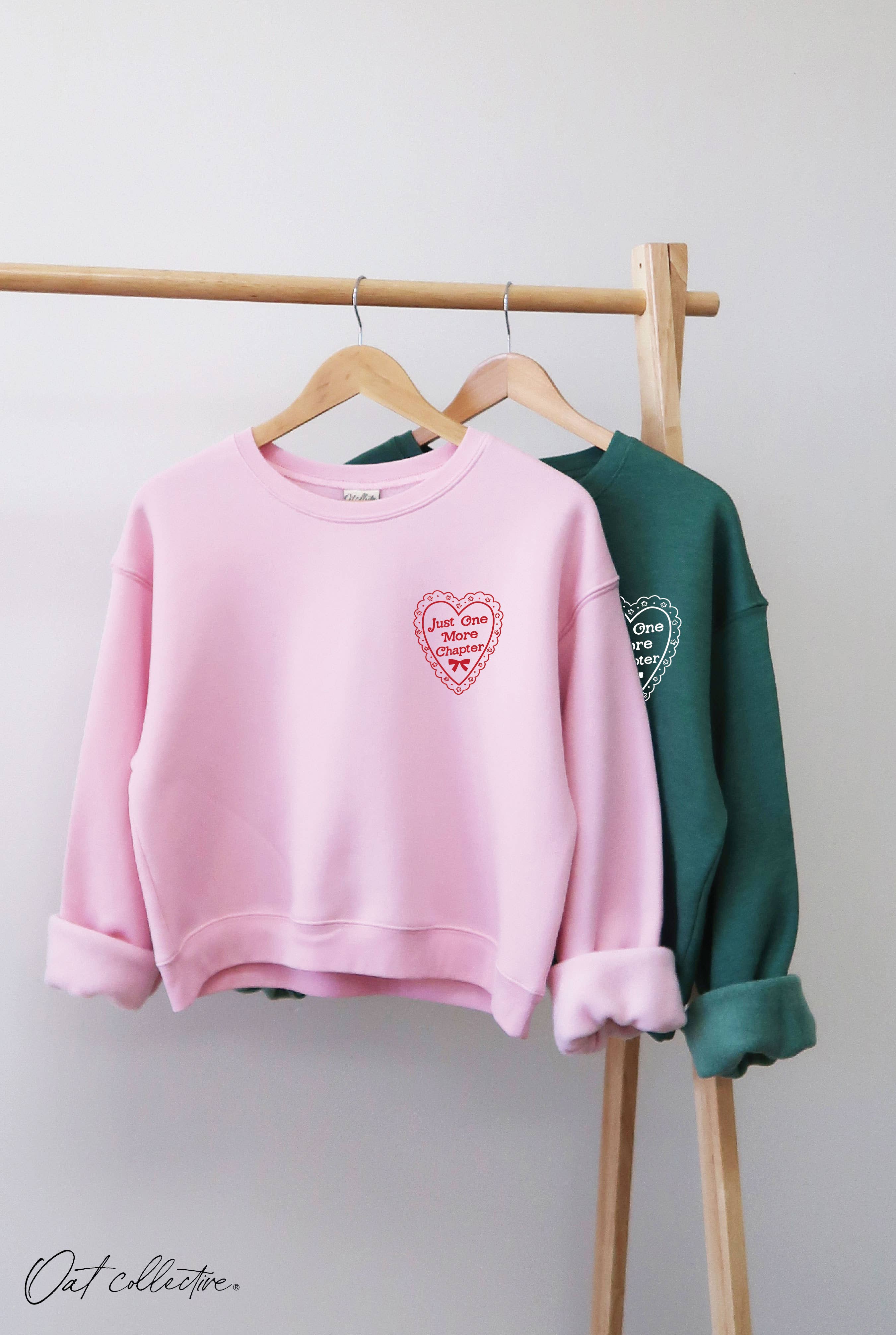 Just One More Chapter Mid Cropped Graphic Sweatshirt T-Shirts, Hoodie | PodTeesHub.com