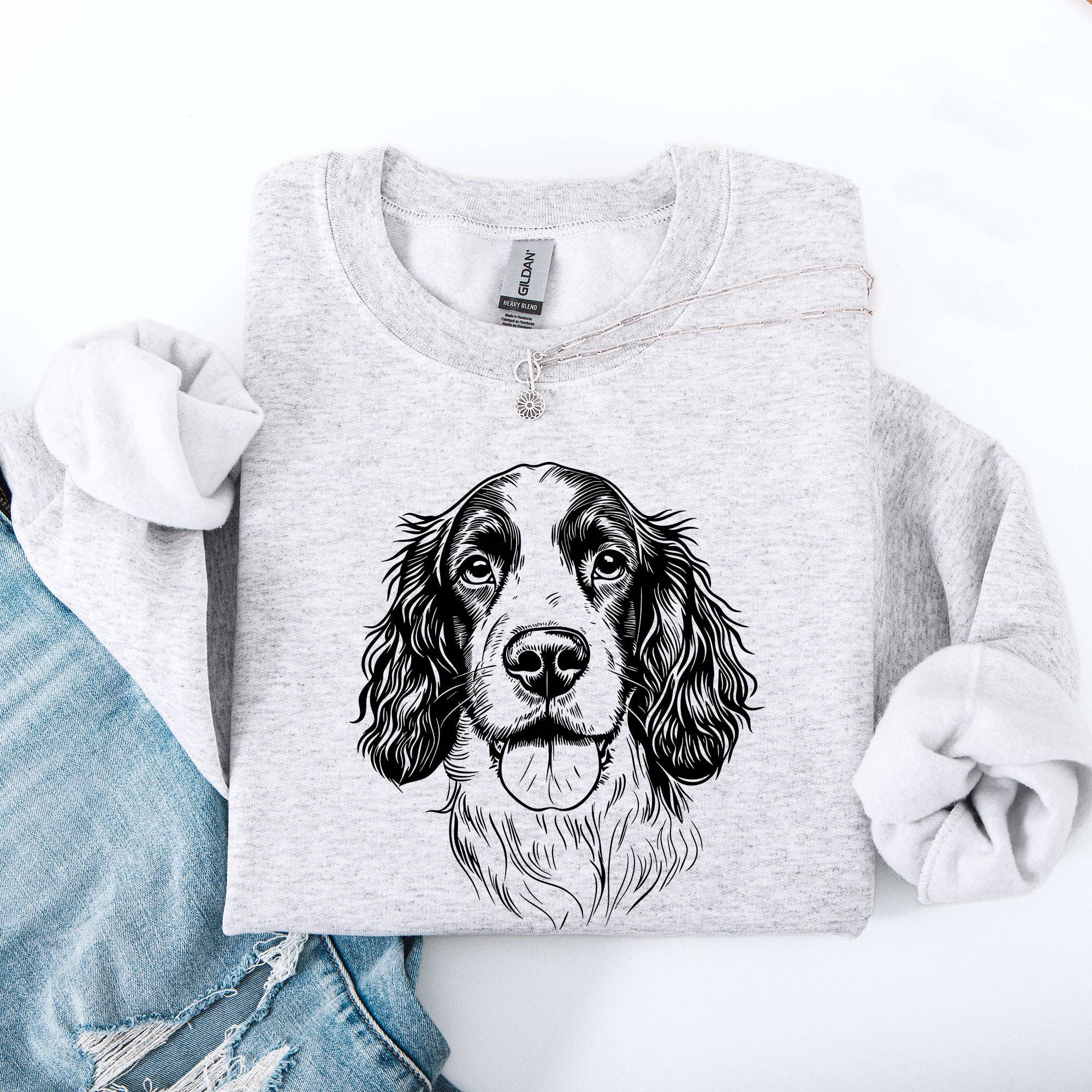 Springer Spaniel, Pet, Dog Breed Sweatshirt T-Shirts, Hoodie | PodTeesHub.com