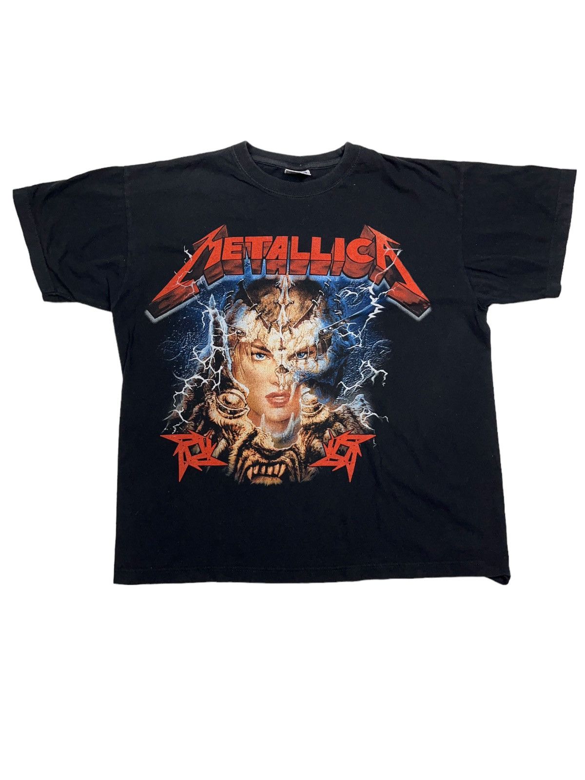 Metallica X Vintage Vintage Metallica Women Werewolf Face T Shirt Hoodie, Sweatshirt | PodTeesHub.com