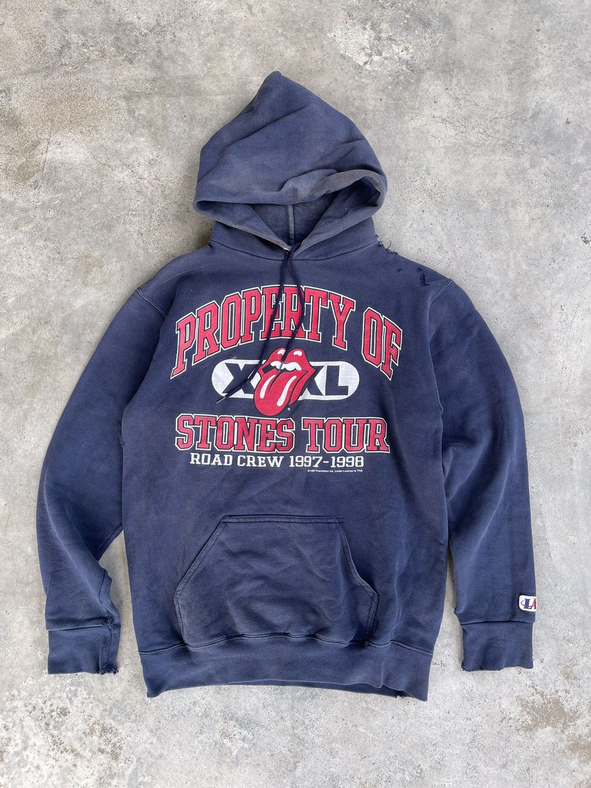 Vintage 90s Trashed The Rolling Stone Road Crew Tour Hoodies T-Shirts, Sweatshirt | PodTeesHub.com