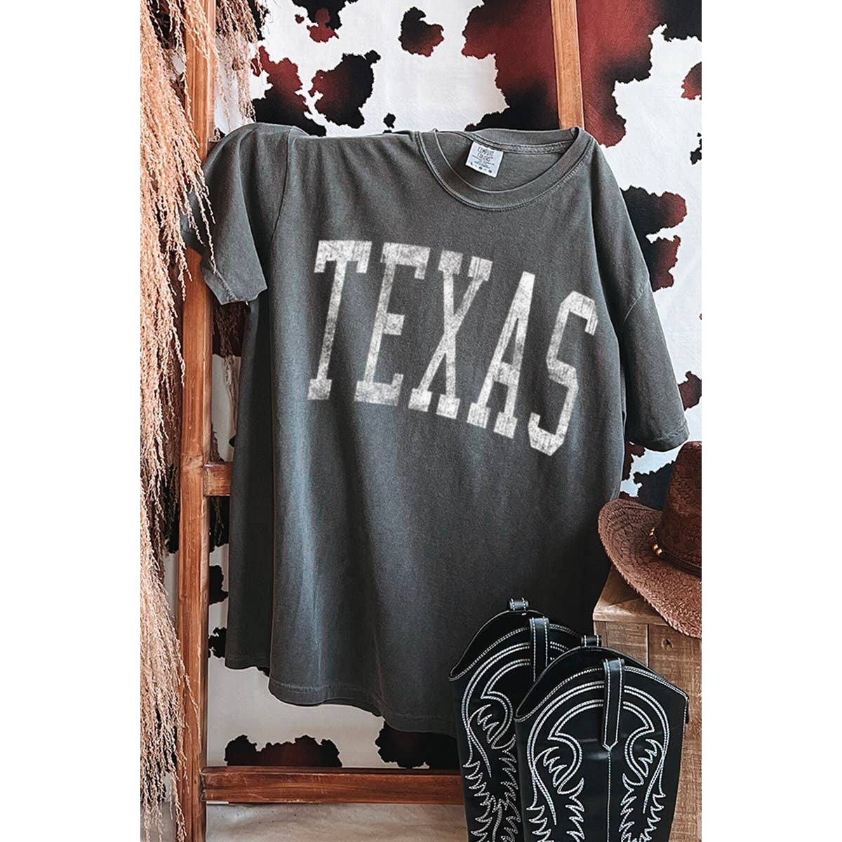 Texas Graphic Oversized Tee Hoodie, Sweatshirt | PodTeesHub.com