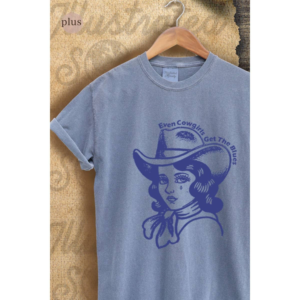 Cowgirls Western Vintage Graphic Plus Tee Hoodie, Sweatshirt | PodTeesHub.com