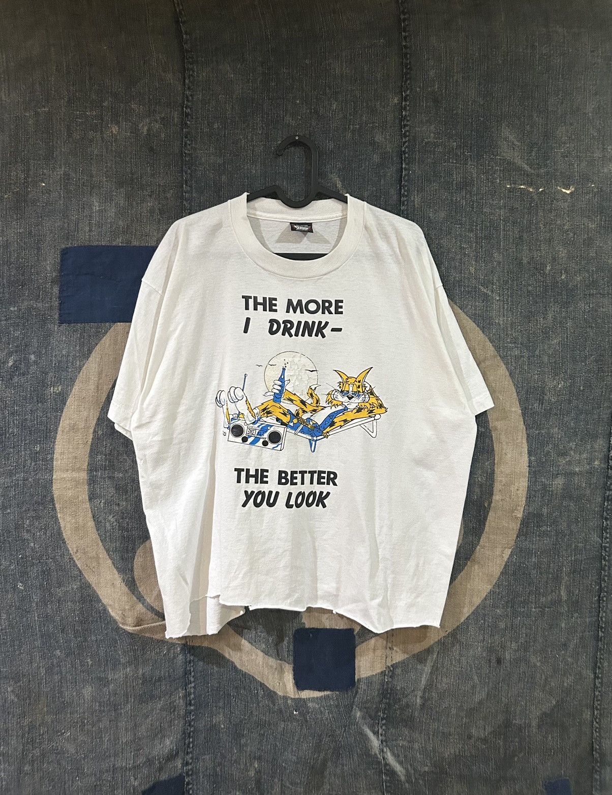 Vintage Screenstars Drinking Beer Vintage T Shirt 90s Hoodie, Sweatshirt | PodTeesHub.com