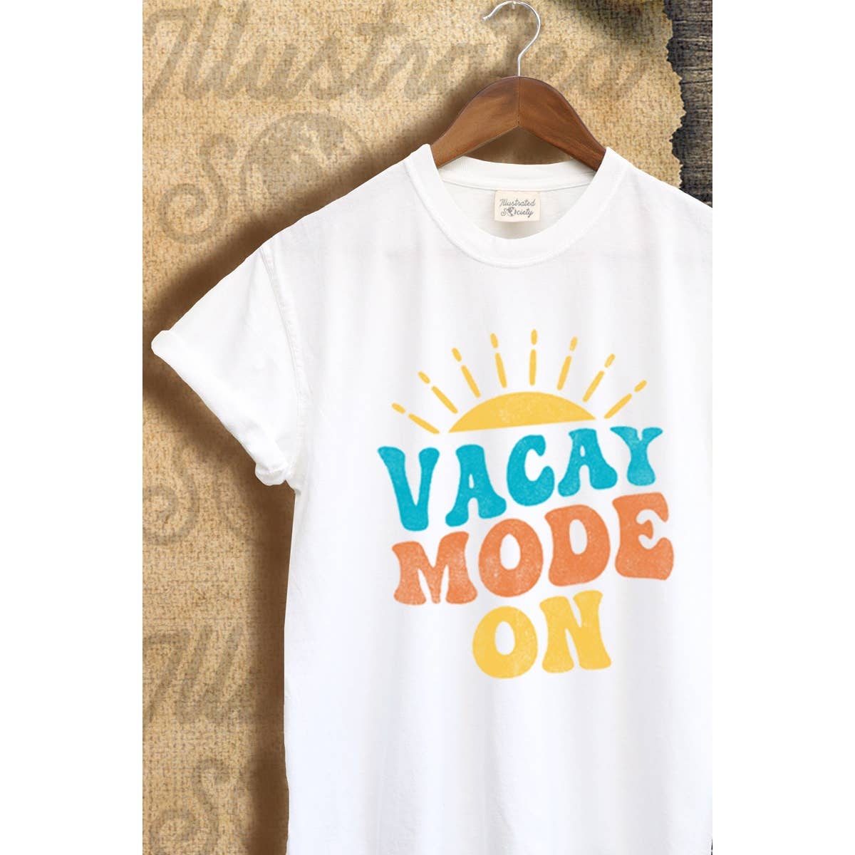 Vacay Mode On  Vintage Graphic  Tee Hoodie, Sweatshirt | PodTeesHub.com