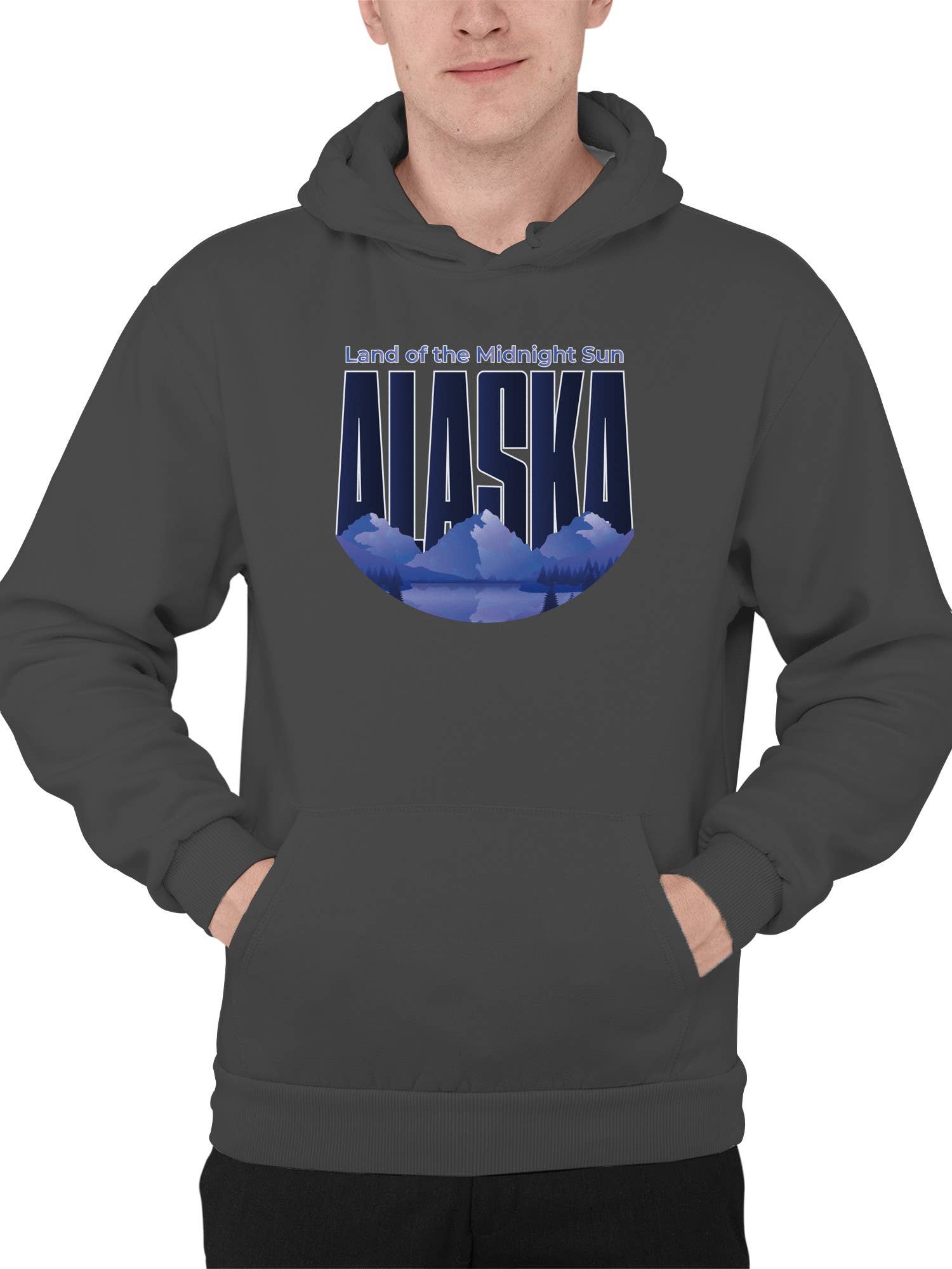 Alaska Midnight Sun  Men's Hoodie T-Shirts, Sweatshirt | PodTeesHub.com