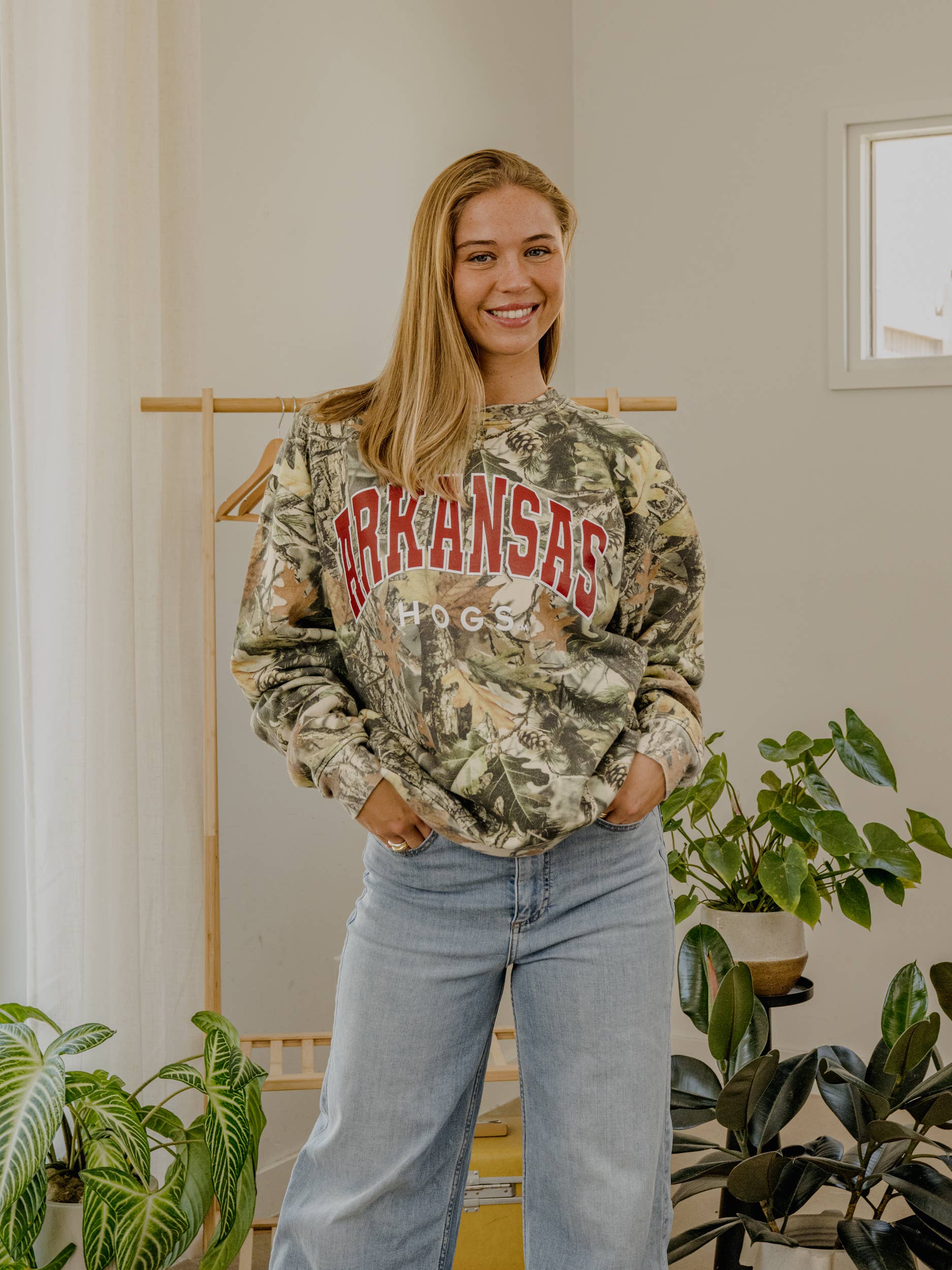 Arkansas Razorbacks Filled Gault Camo Sweatshirt T-Shirts, Hoodie | PodTeesHub.com