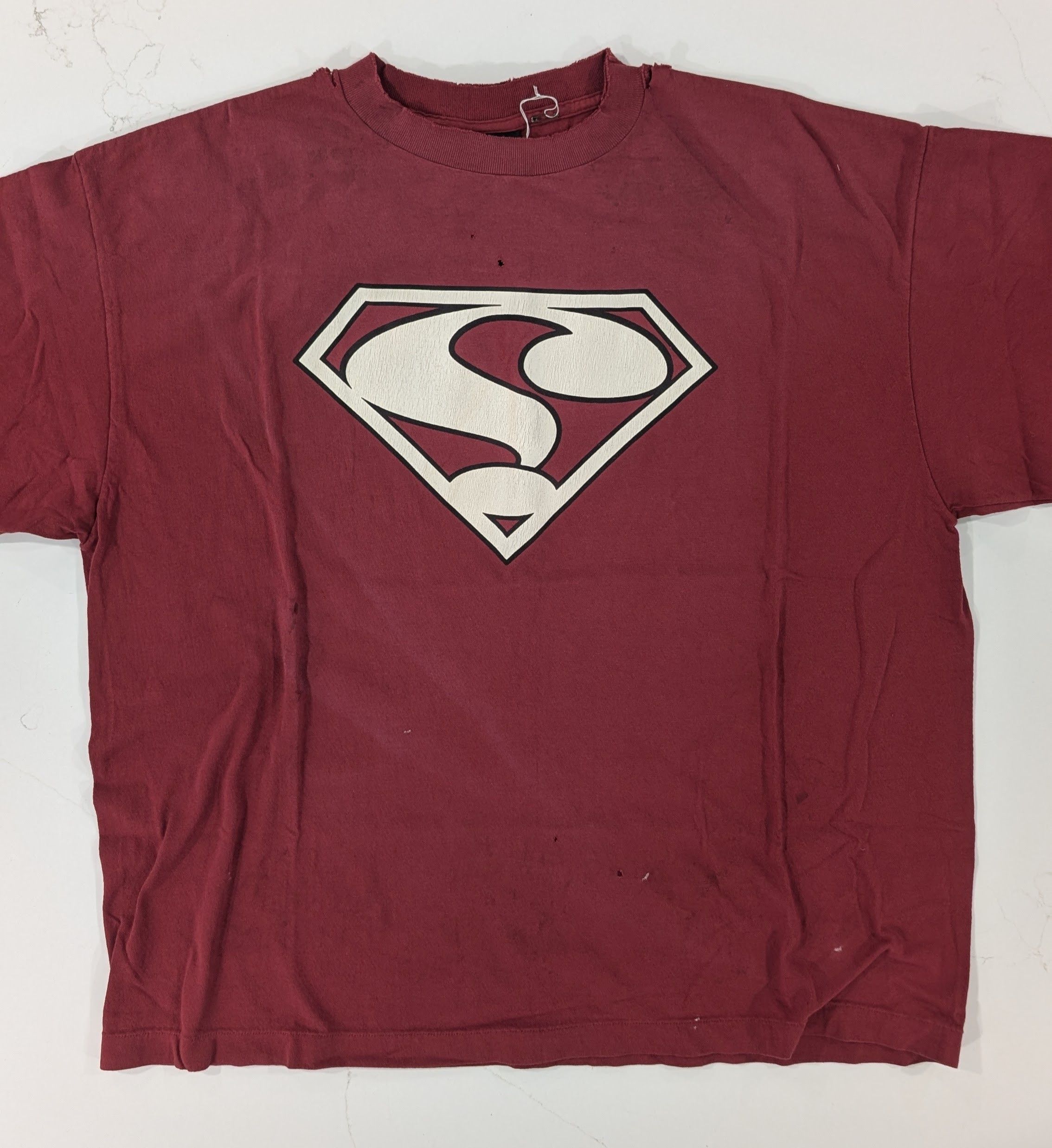 Other Saint Mxxxxxx Saint Superman Distressed T Shirt Size 2xl Hoodie, Sweatshirt | PodTeesHub.com