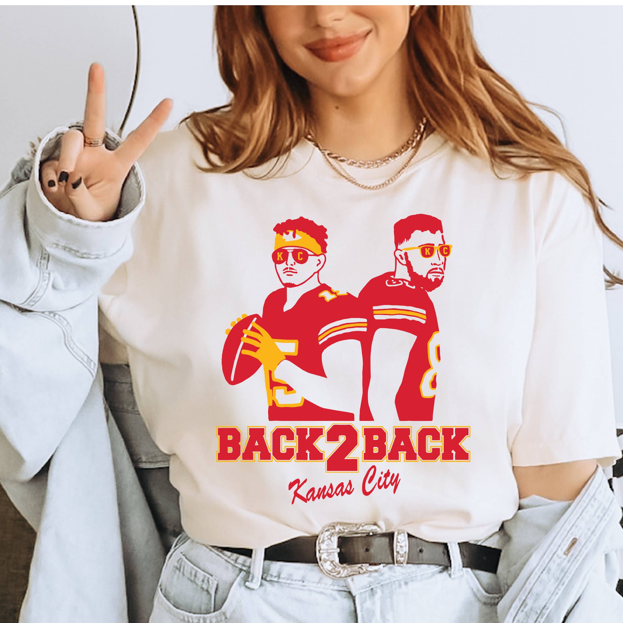 Kansas City Back2Back Football Lover Shirt Hoodie, Sweatshirt | PodTeesHub.com