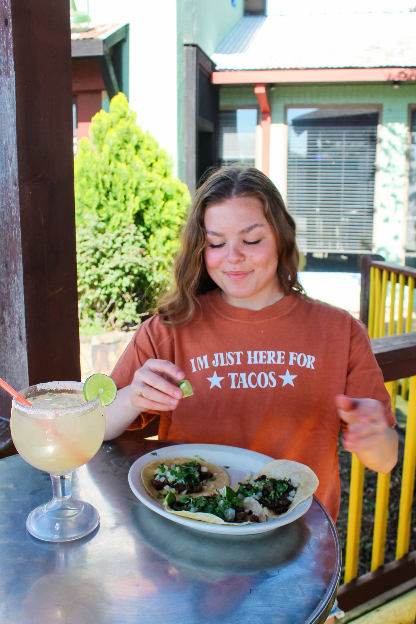 I'm Just Here For Tacos Tee Hoodie, Sweatshirt | PodTeesHub.com