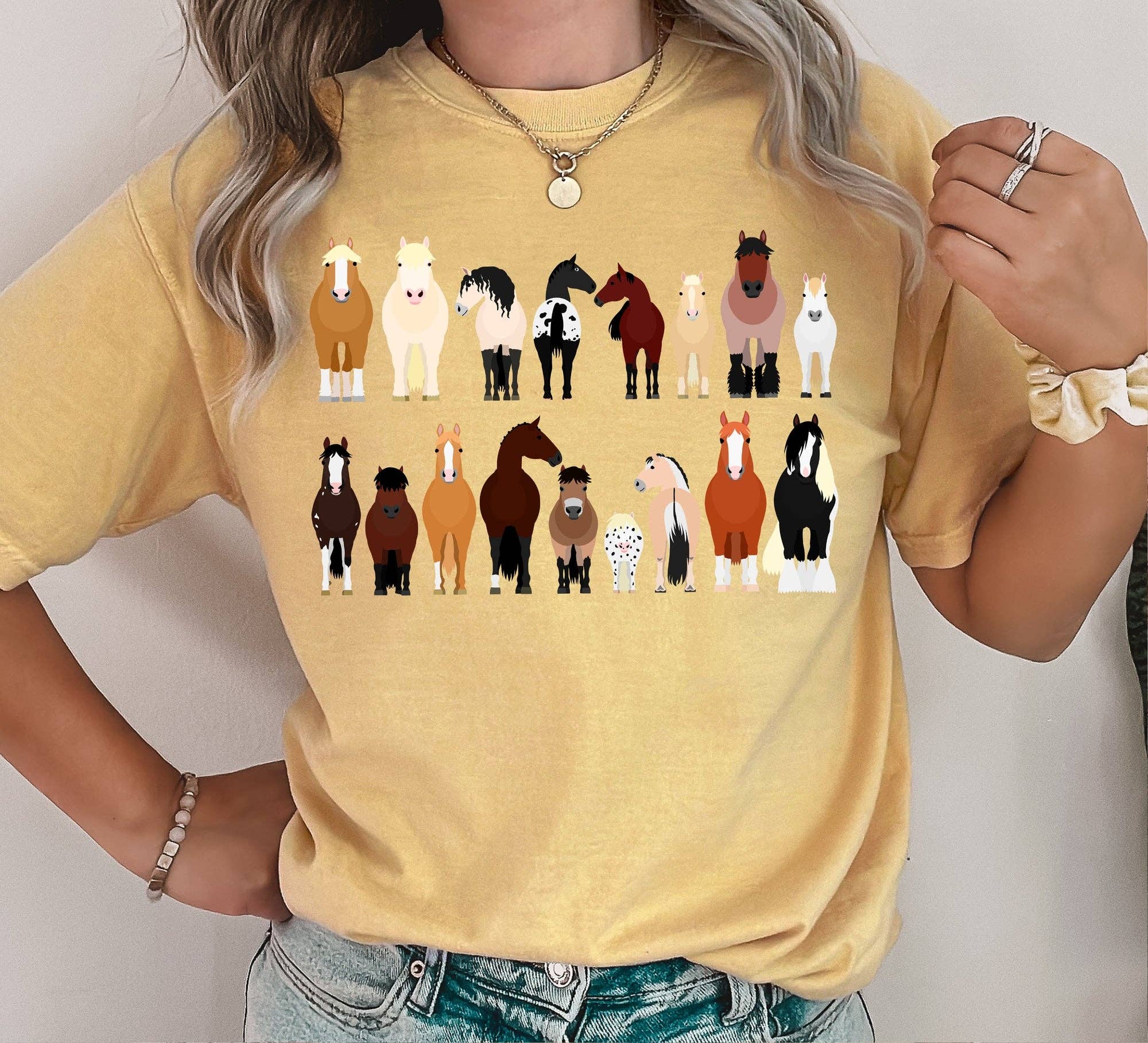 Horse Breeds Farm Animal Lover T-Shirt Hoodie, Sweatshirt | PodTeesHub.com