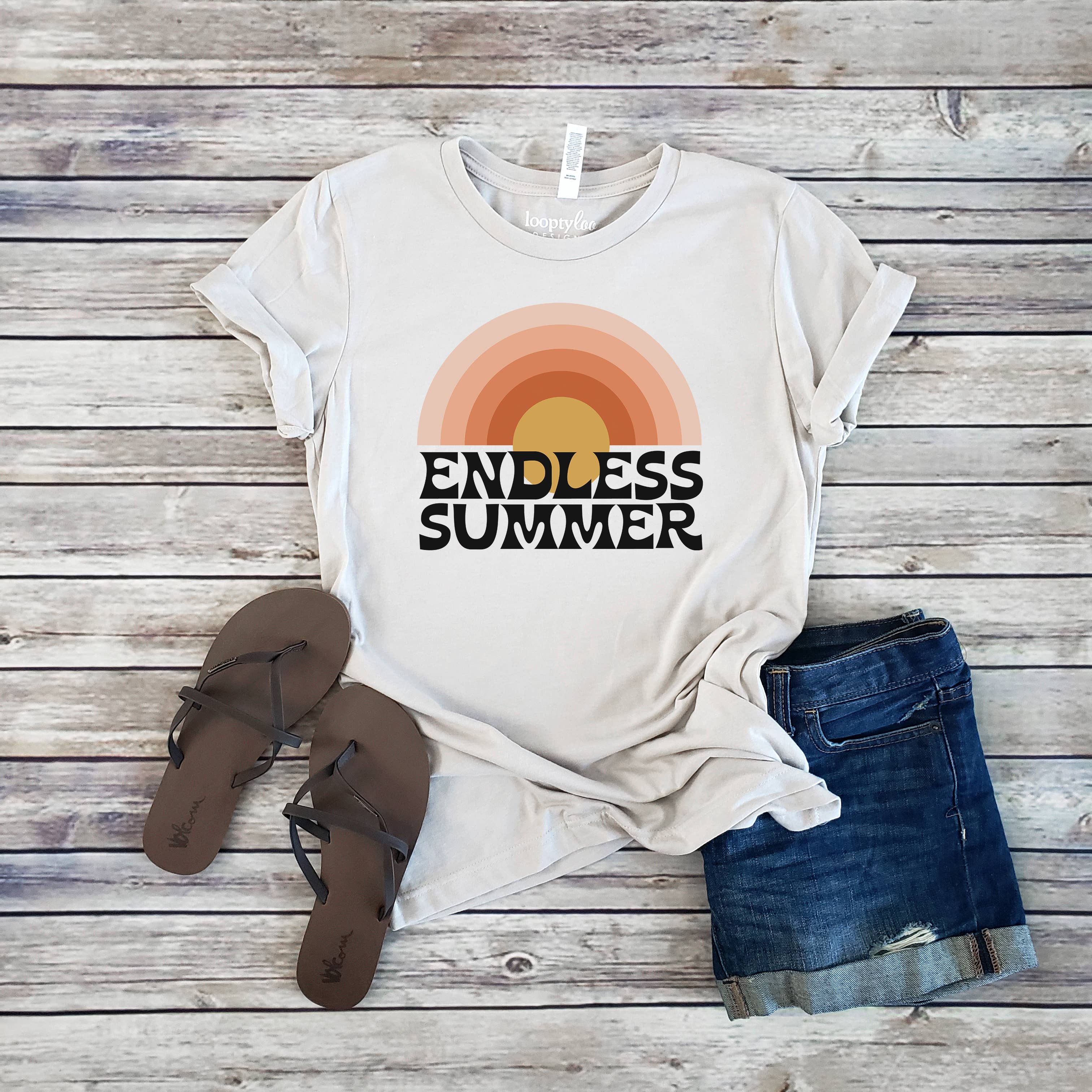 Endless Summer | Summer Tee | Sunset | Sizes XS-2XL Hoodie, Sweatshirt | PodTeesHub.com
