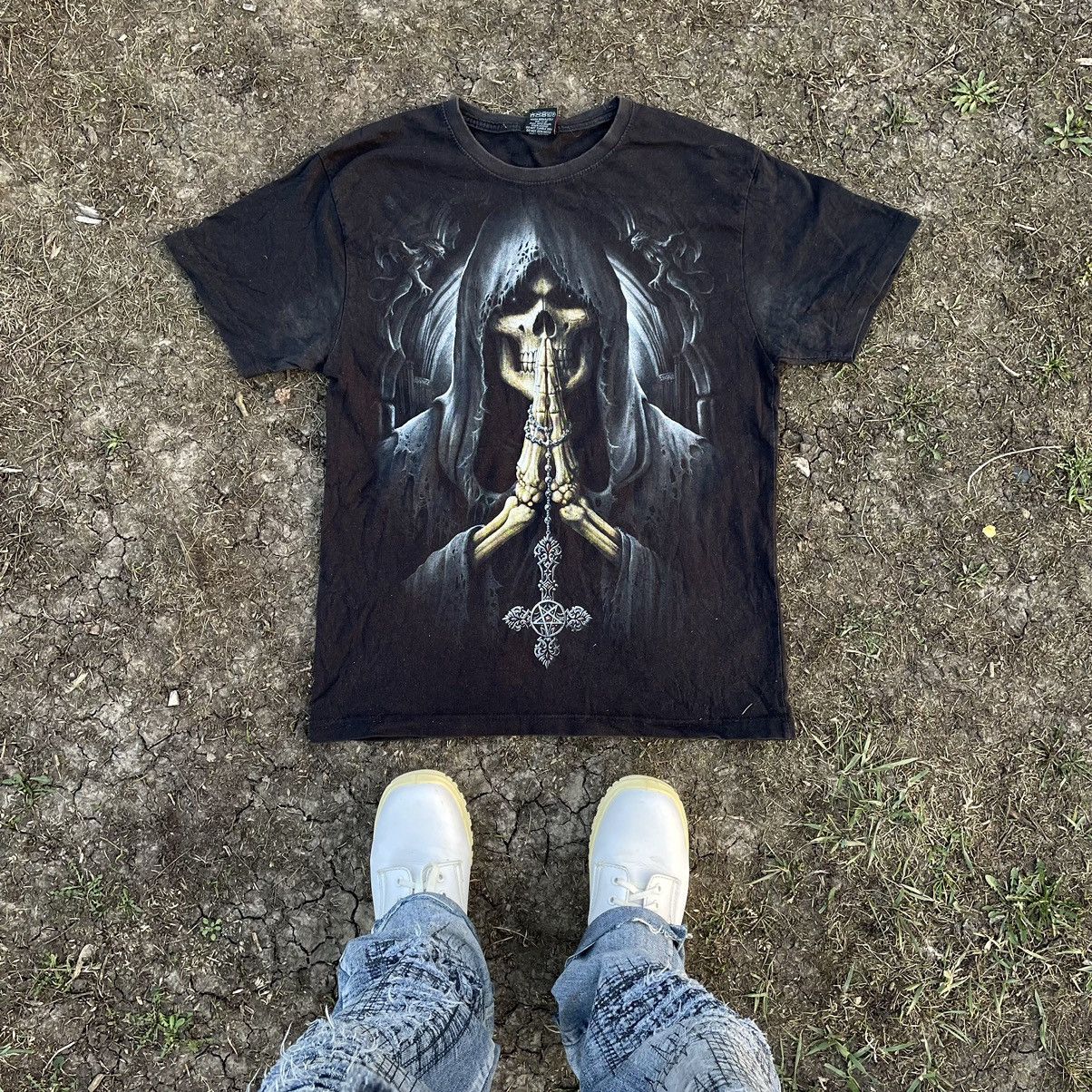Band Tees Vintage 90s Creepy Skulls Scream Vamp Dead Face Horror Tee Hoodie, Sweatshirt | PodTeesHub.com