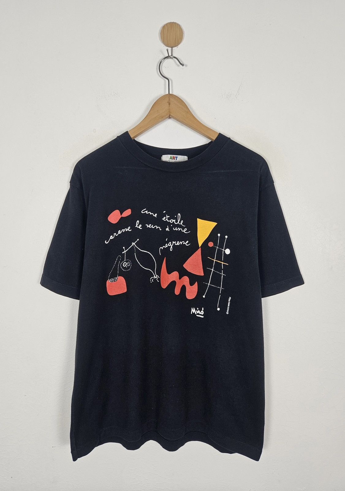 Vintage 90s Succ Joan Miro Art Printed Tee Shirt Hoodie, Sweatshirt | PodTeesHub.com