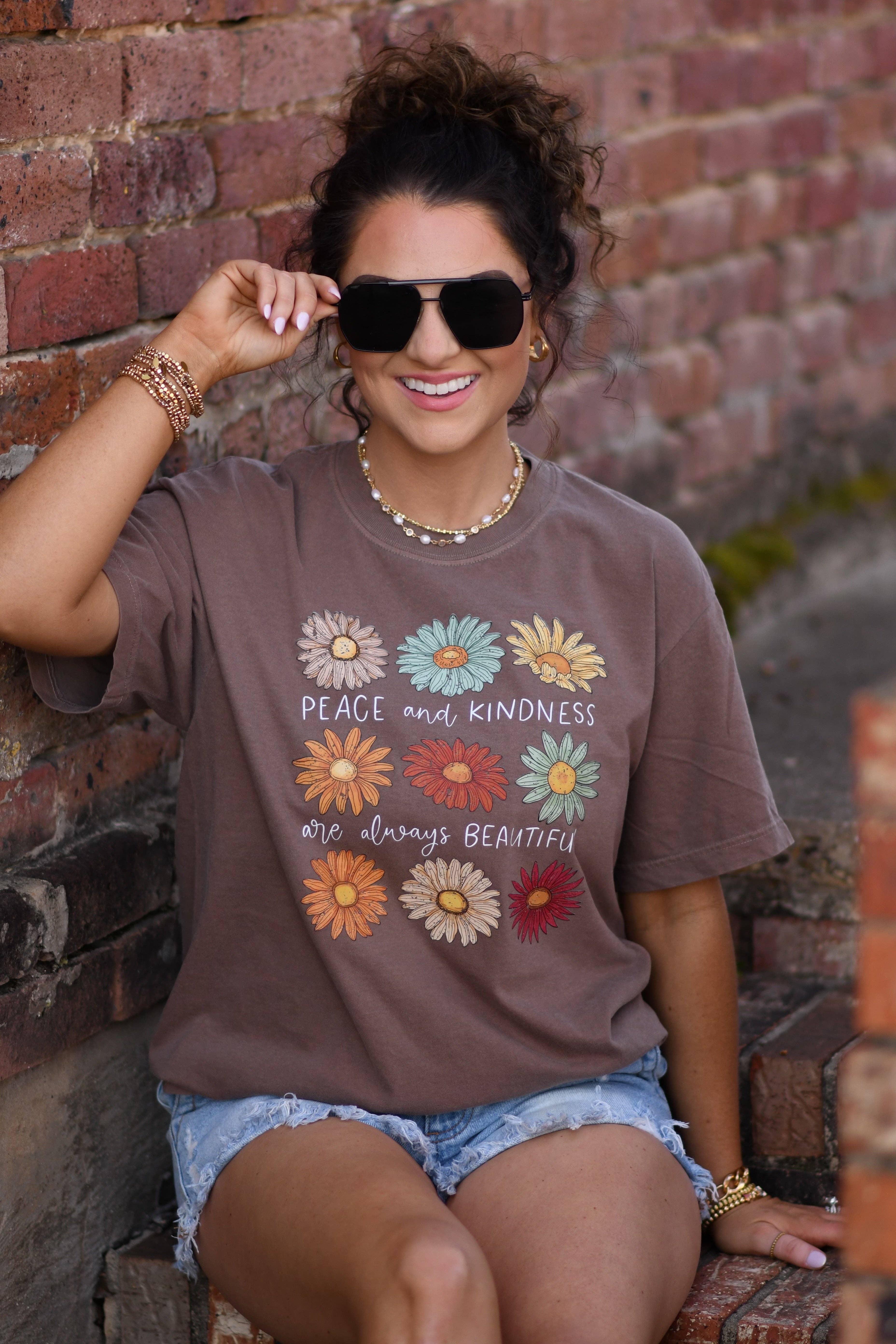Peace and Kindness Are Always Beautiful Tee Hoodie, Sweatshirt | PodTeesHub.com