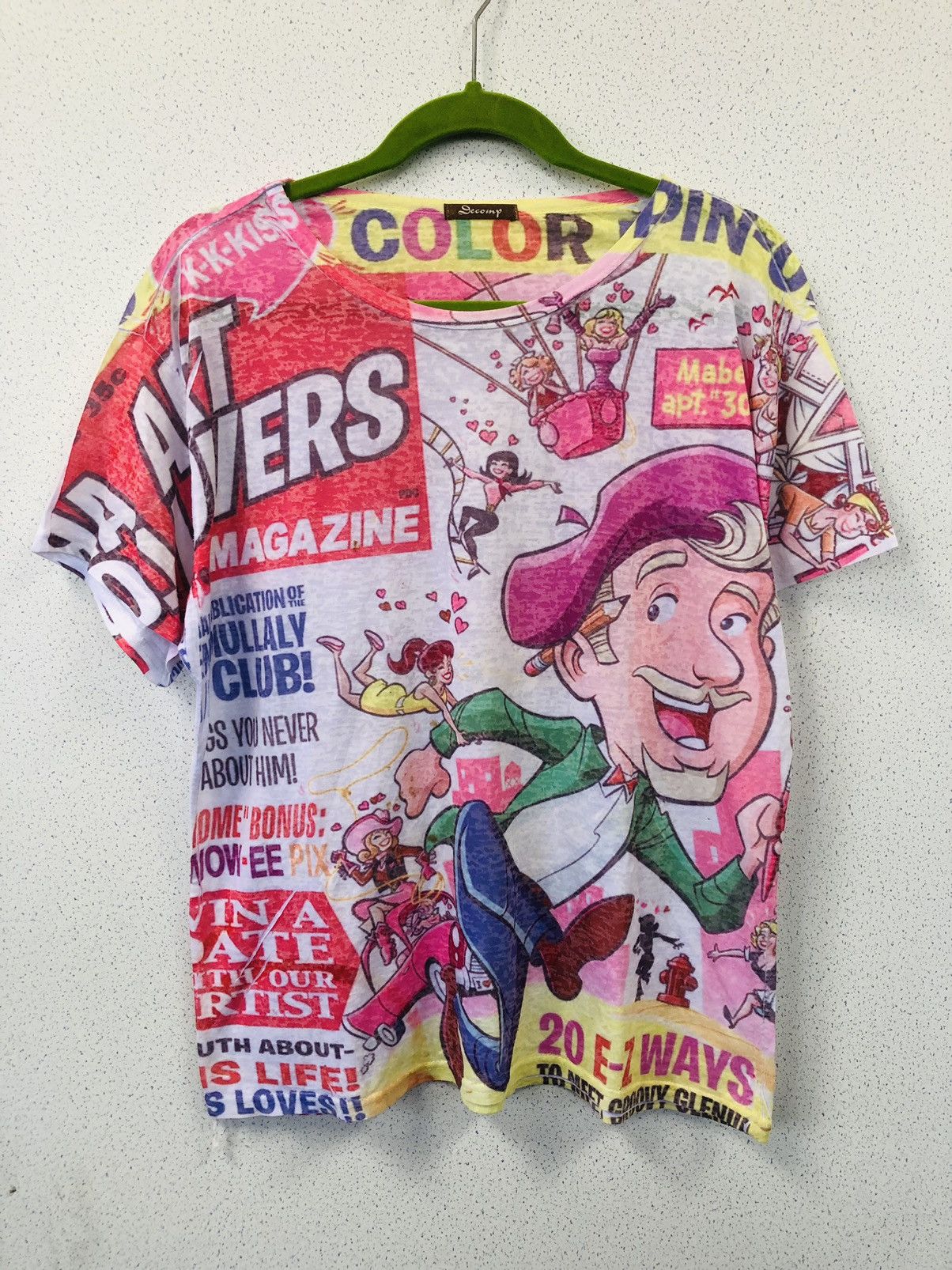 Japanese Brand Decomp Cartoon Full Printed Shirt Hoodie, Sweatshirt | PodTeesHub.com