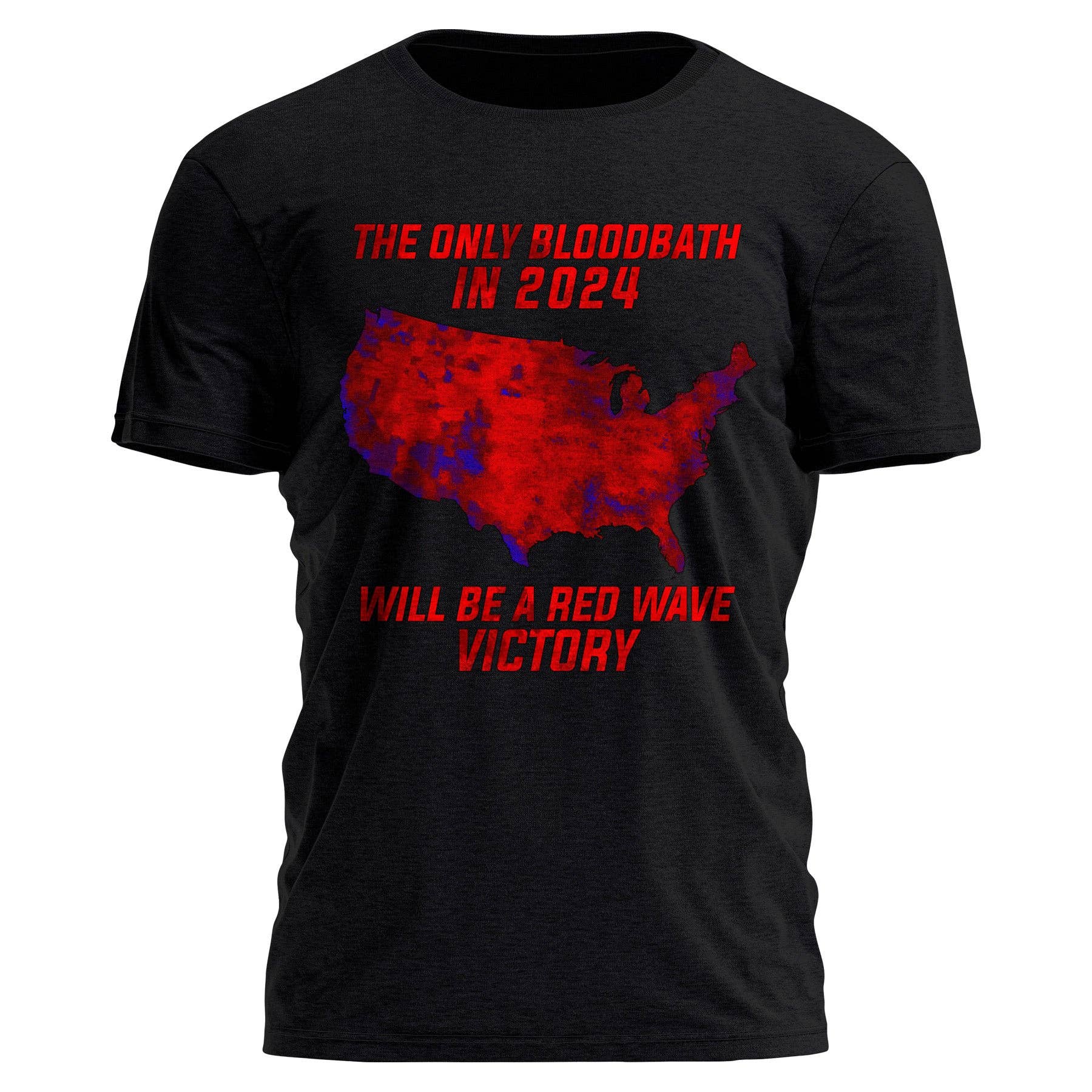 Bloodbath Red Wave Victory Electoral Map Shirt Tee Hoodie, Sweatshirt | PodTeesHub.com