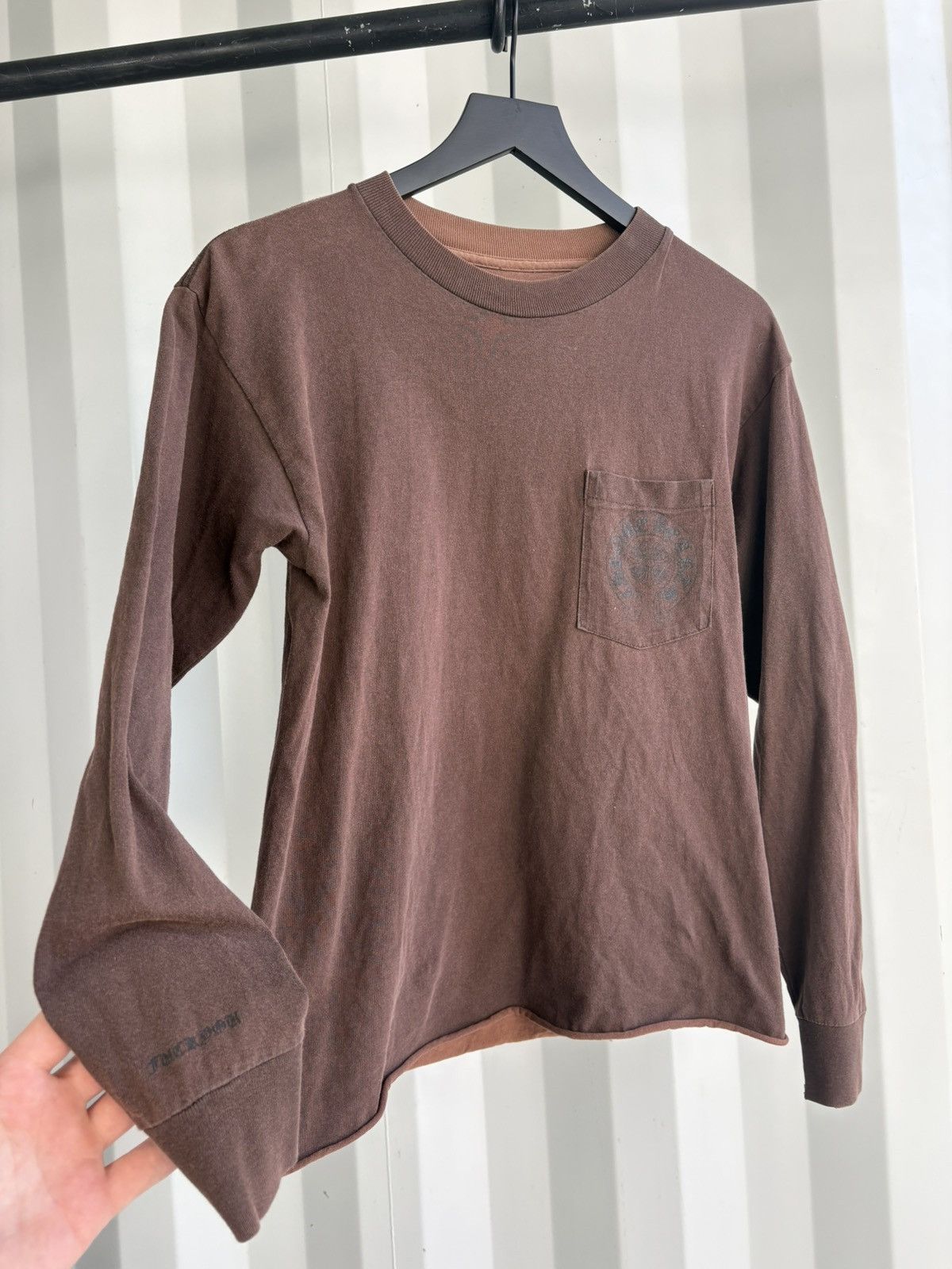 Chrome Hearts Faded Cemetery Logo Long Sleeve T-Shirts, Hoodie, Sweatshirt | PodTeesHub.com