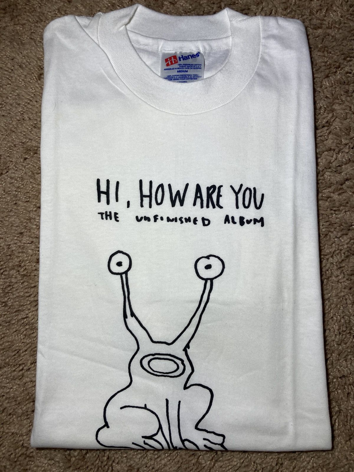 Vintage New 1994 Daniel Johnston Hi How Are You Album 90s Art Music T-Shirts, Hoodie, Sweatshirt | PodTeesHub.com