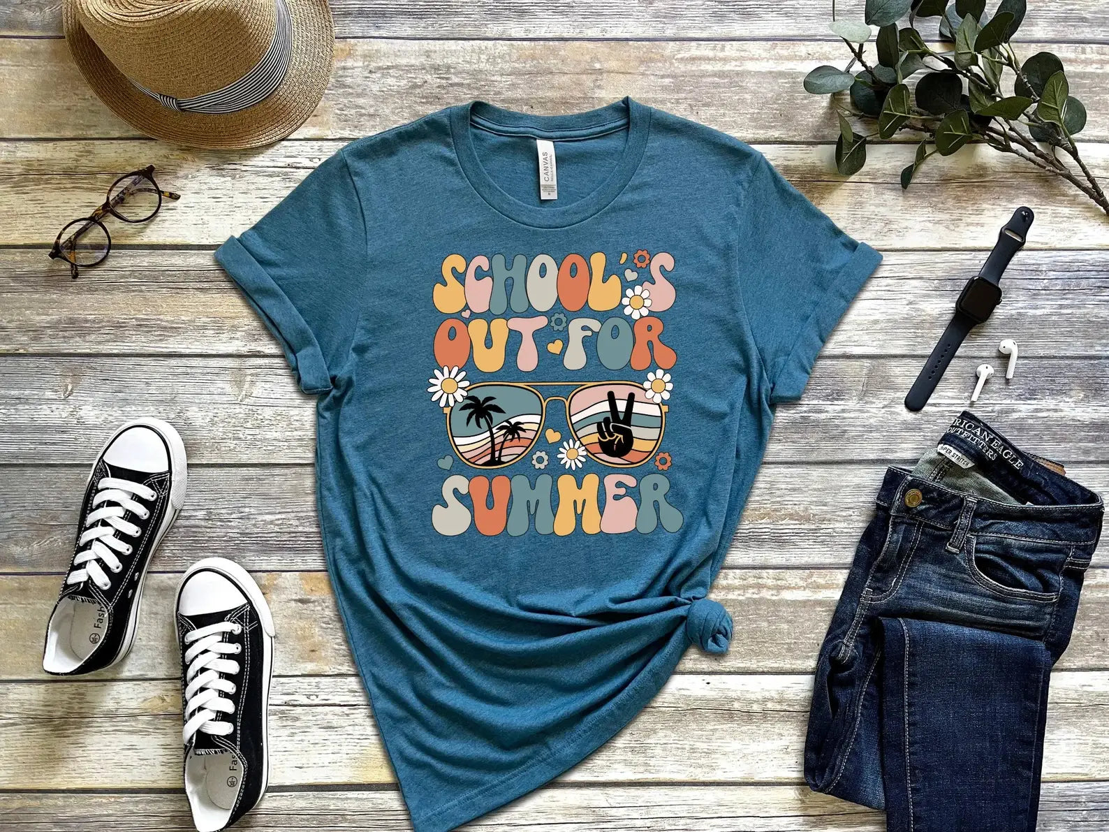 School's Out from Summer T-Shirt, Vacation Shirt Hoodie, Sweatshirt | PodTeesHub.com