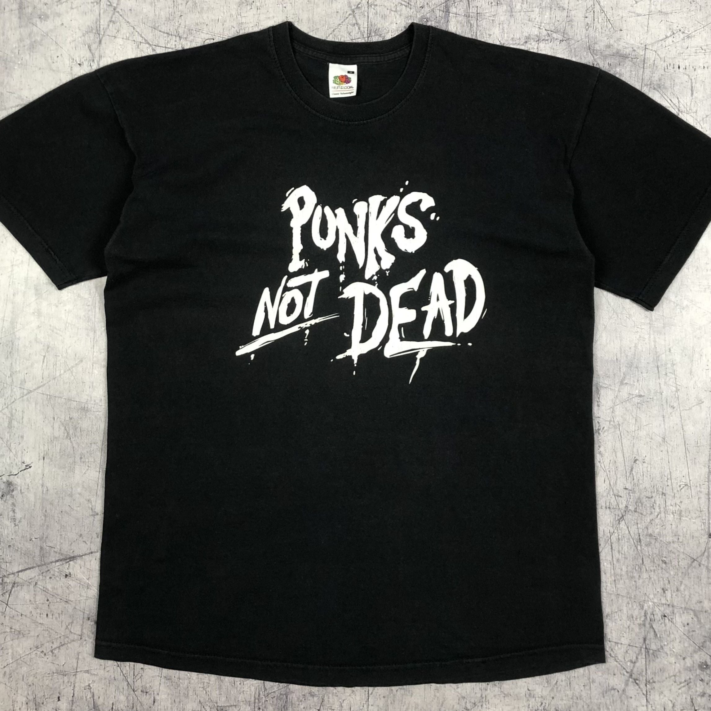 Vintage Punk Not Dead Skulls Anarchy Pentagram Tee Hard Sk8 Hoodie, Sweatshirt | PodTeesHub.com