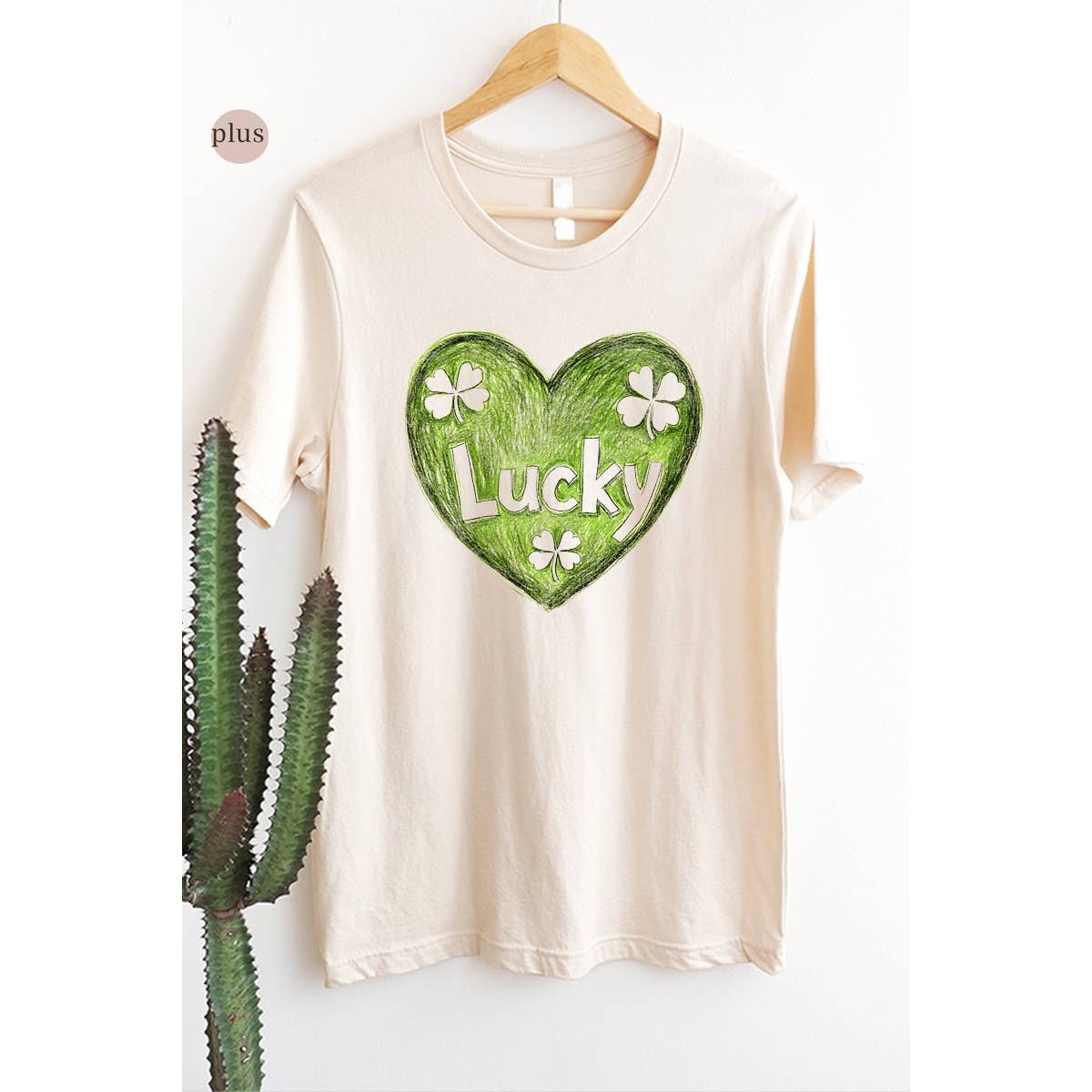 St Patricks Lucky Vintage Graphic Plus Tee Hoodie, Sweatshirt | PodTeesHub.com