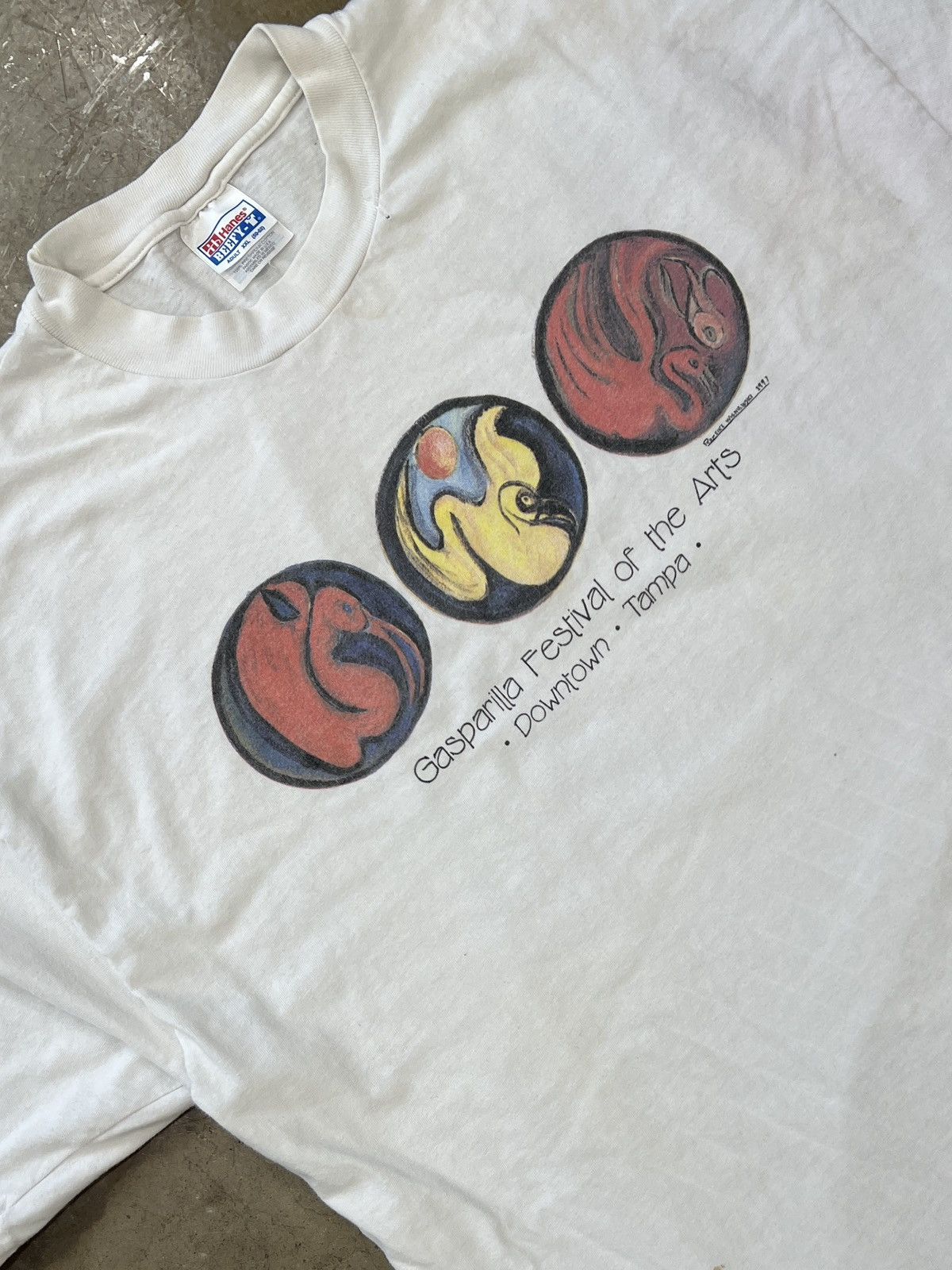 Vintage Gasparilla Art Festival 1991 Tampa Florida Tee Xxl Hoodie, Sweatshirt | PodTeesHub.com