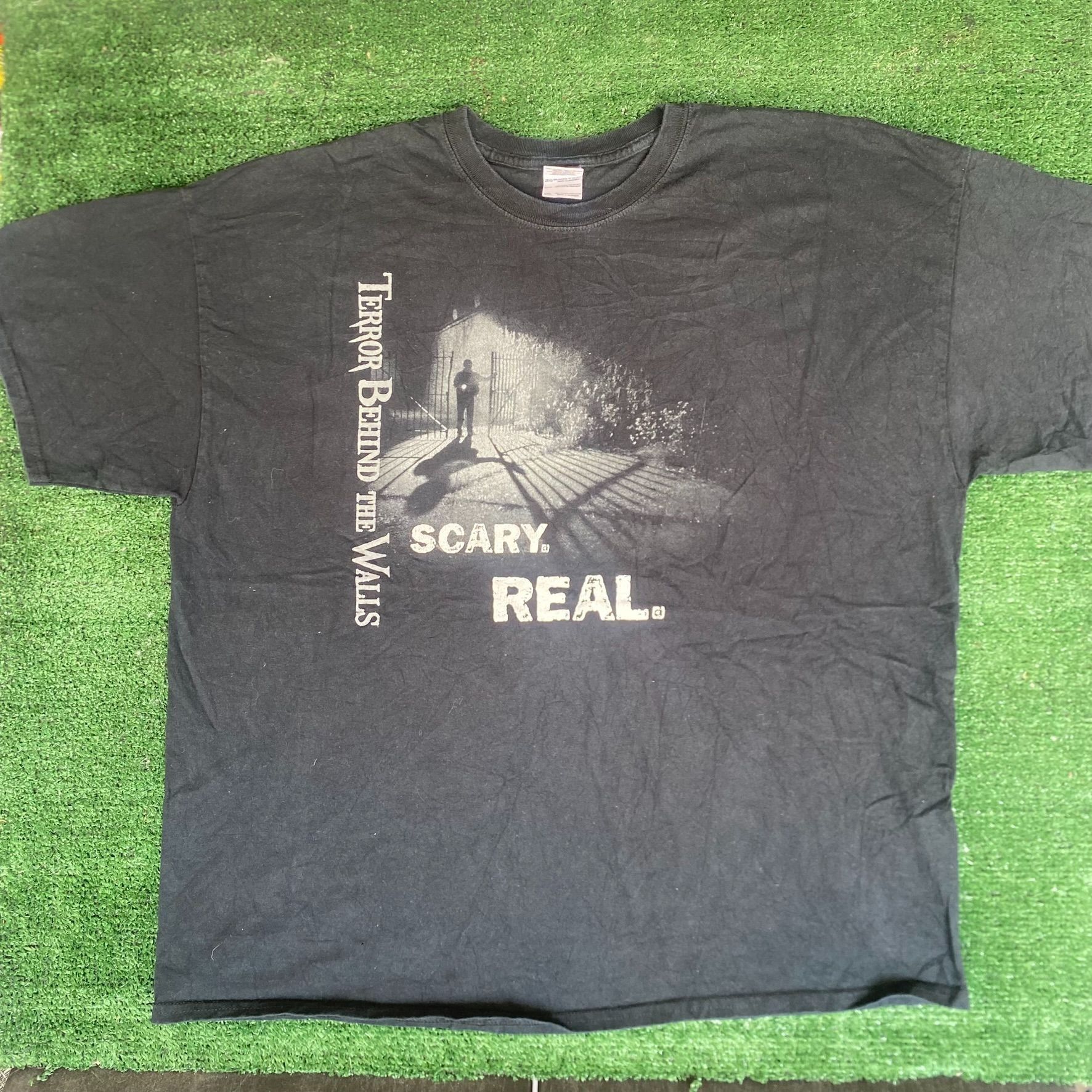 Vintage Y2k Scary Horror Tee Black Goth Grunge Spooky Tee Hoodie, Sweatshirt | PodTeesHub.com