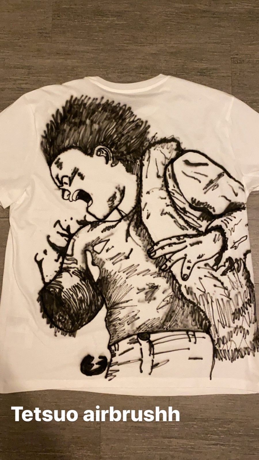 Vintage Akira Tetsuo Airbrush T-Shirts, Hoodie, Sweatshirt | PodTeesHub.com